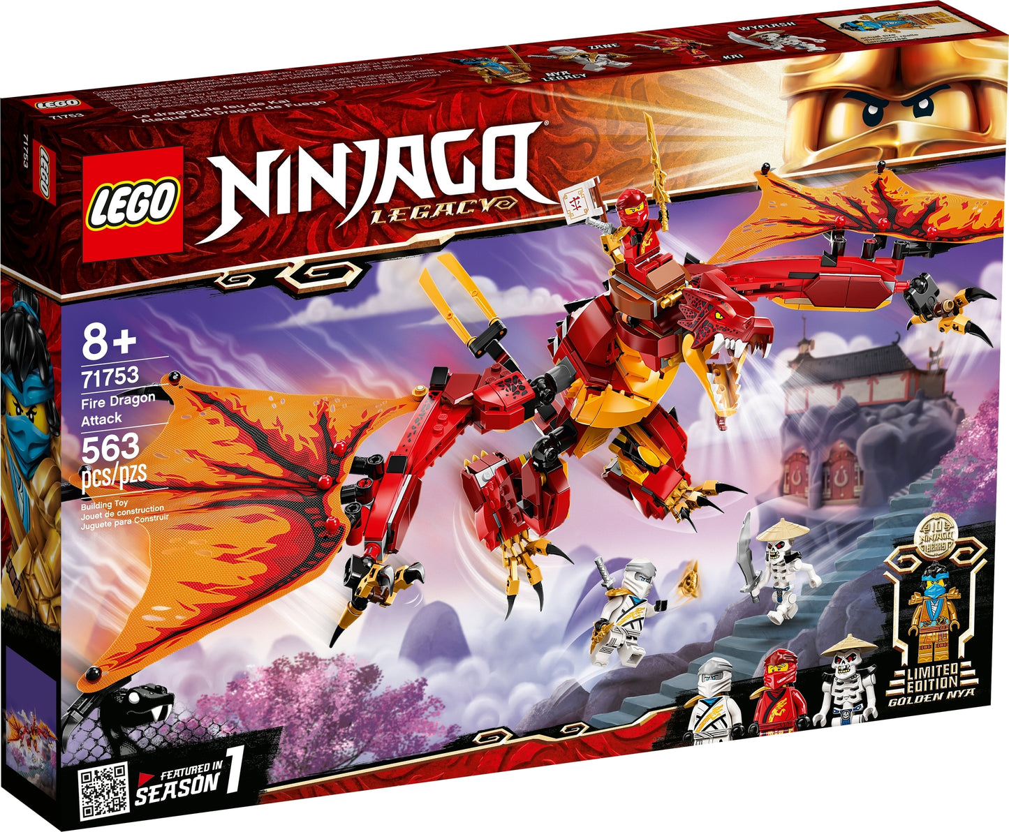 71753 LEGO Ninjago - L'attacco del Dragone del Fuoco