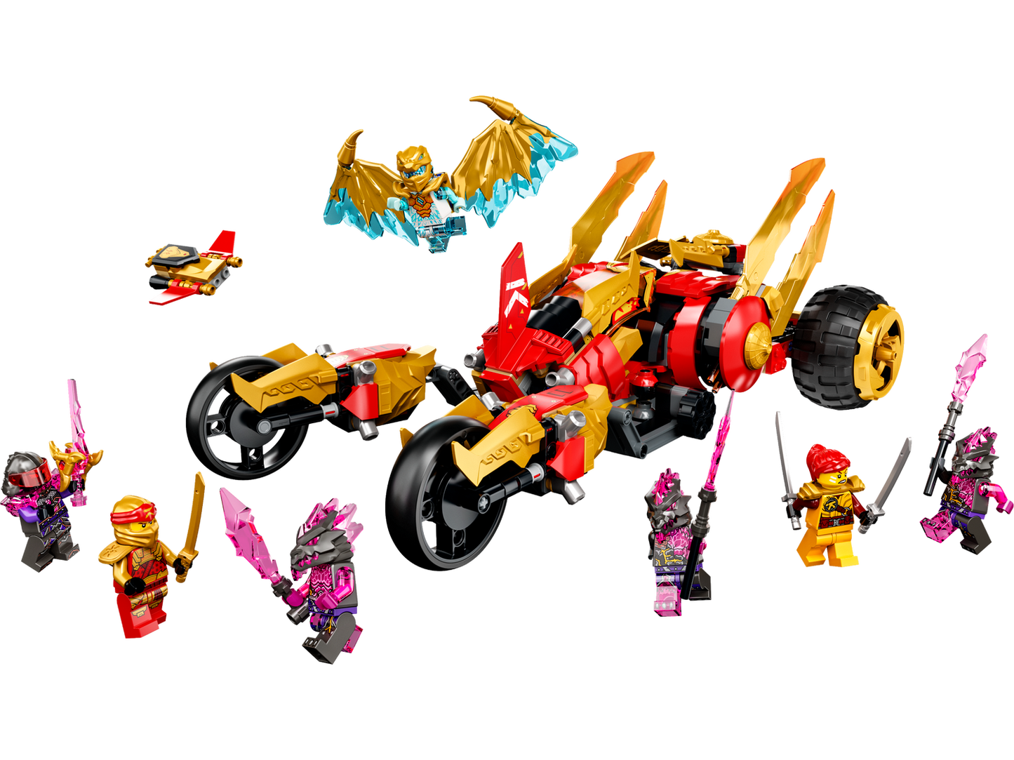 71773 LEGO Ninjago - Raider-drago d’oro di Kai