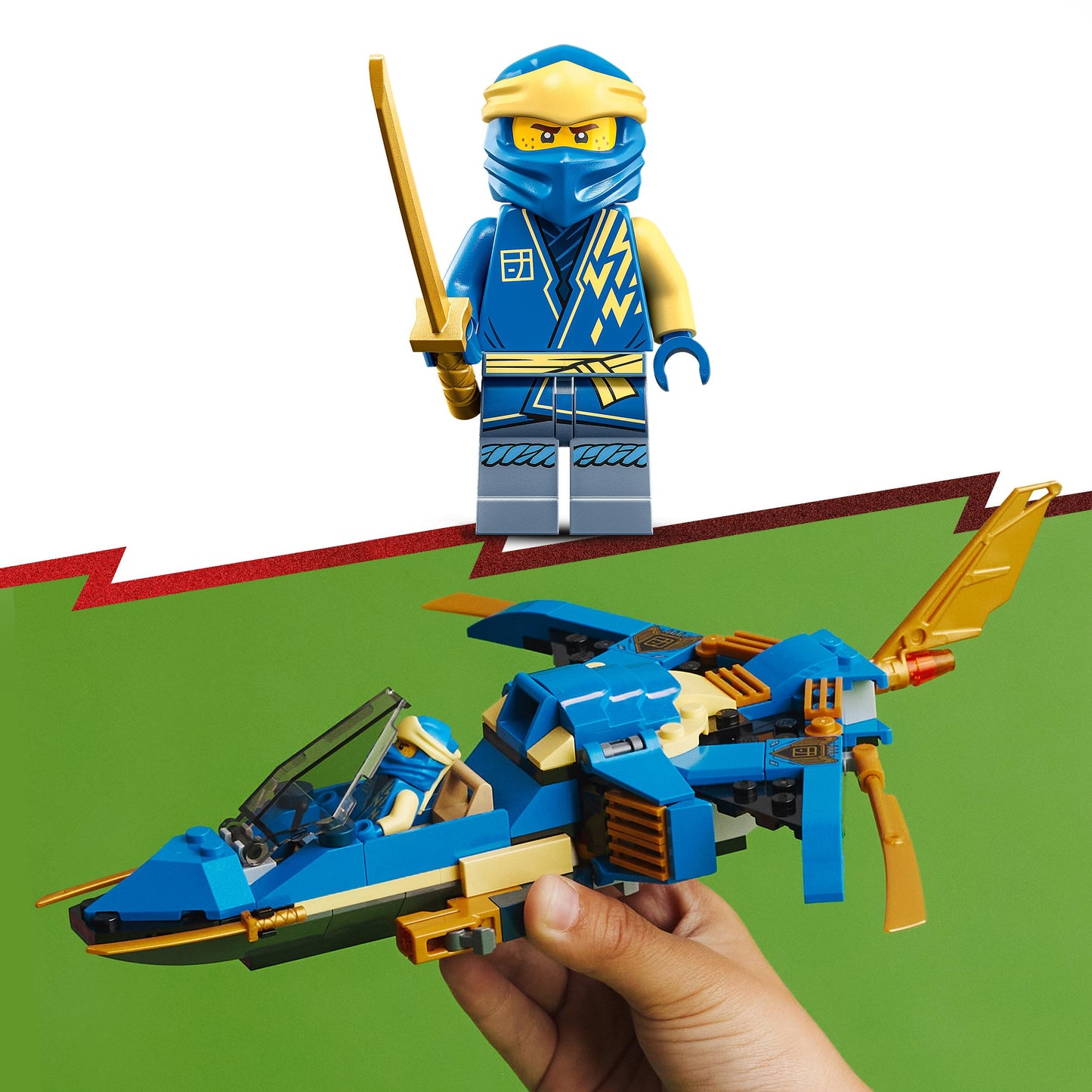 71784 LEGO Ninjago - Jet-fulmine di Jay - EVOLUTION