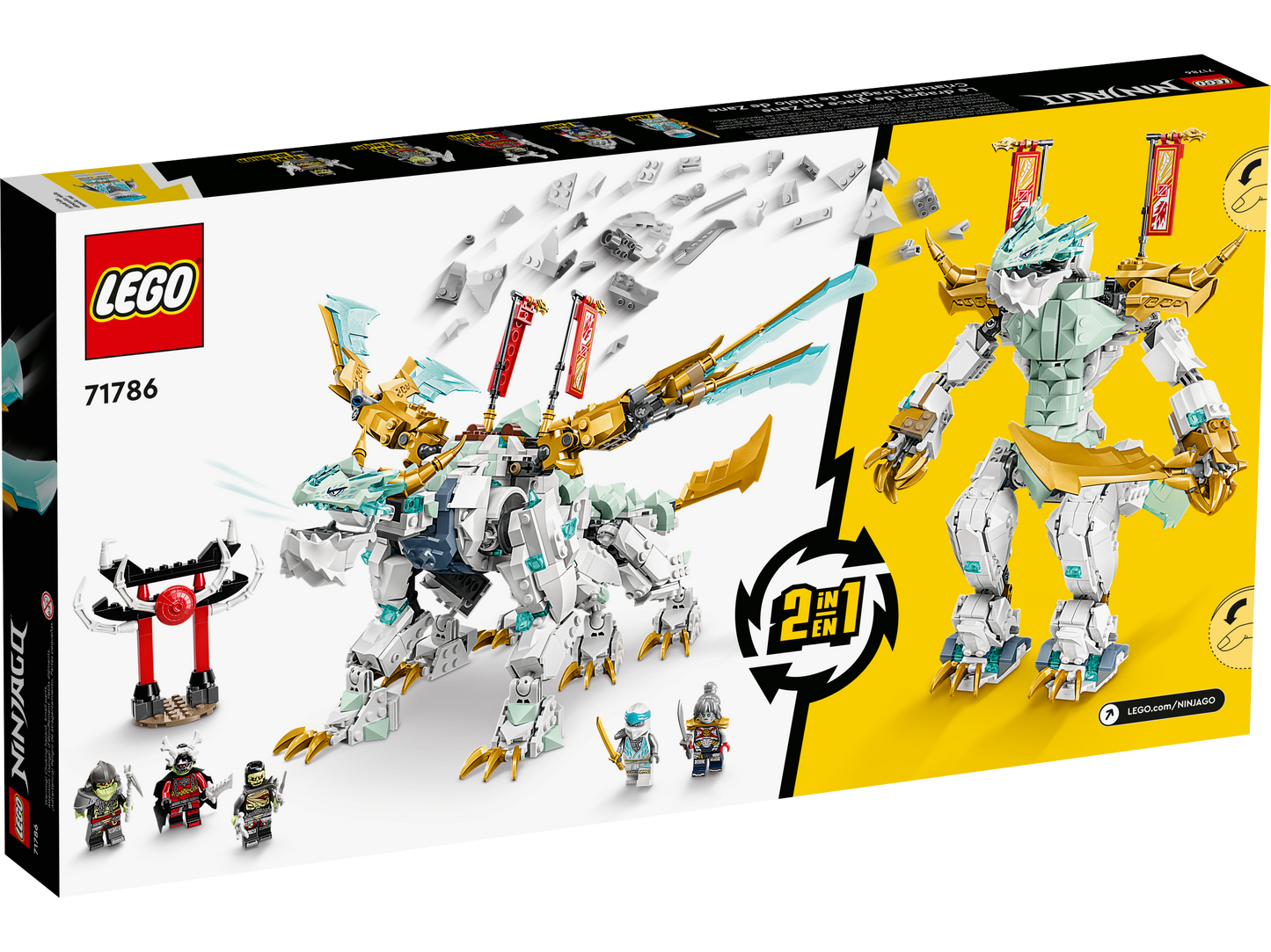 71786 LEGO Ninjago - Drago di Ghiaccio di Zane