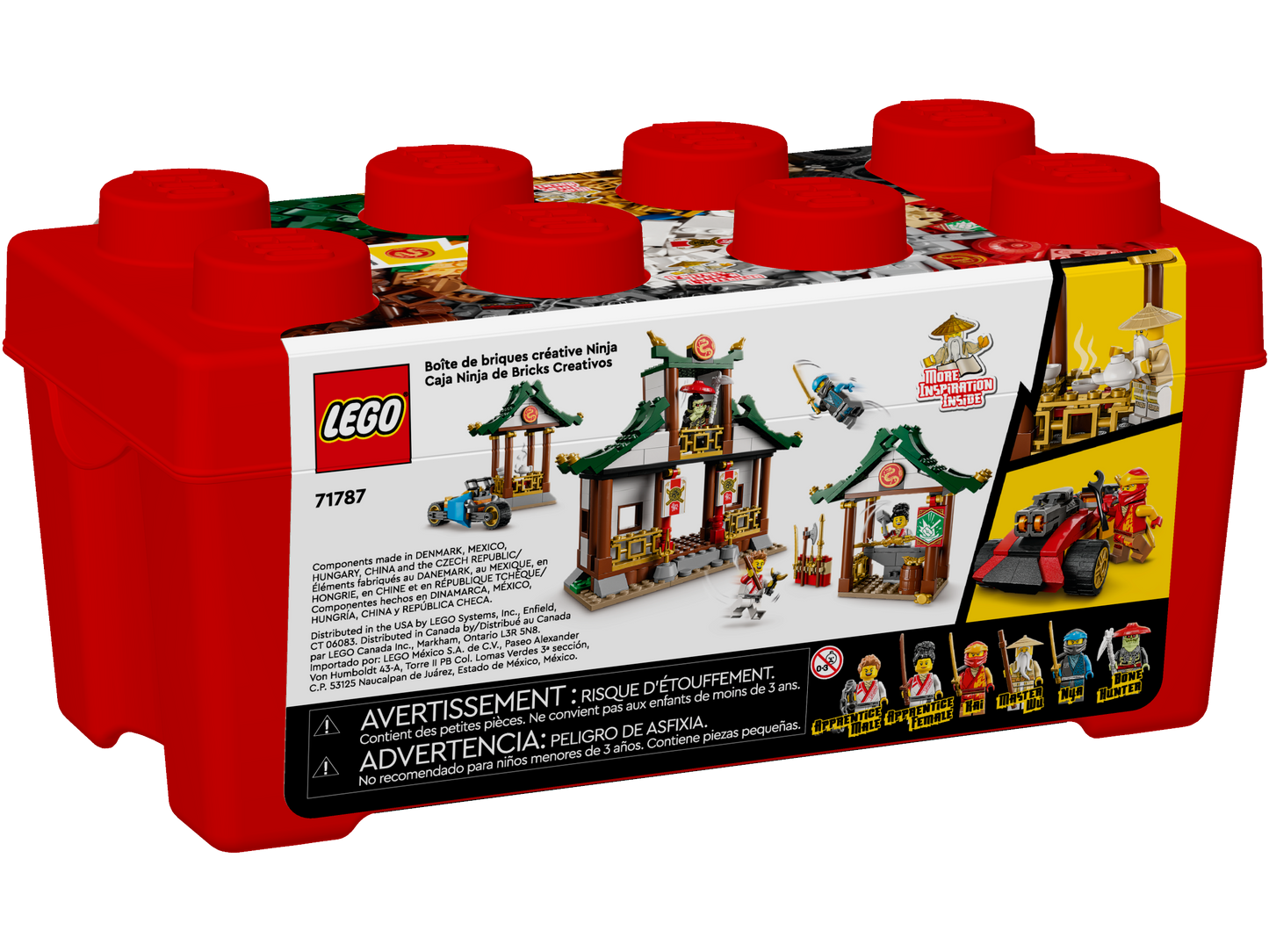 71787 LEGO Ninjago - Set creativo di mattoncini Ninja