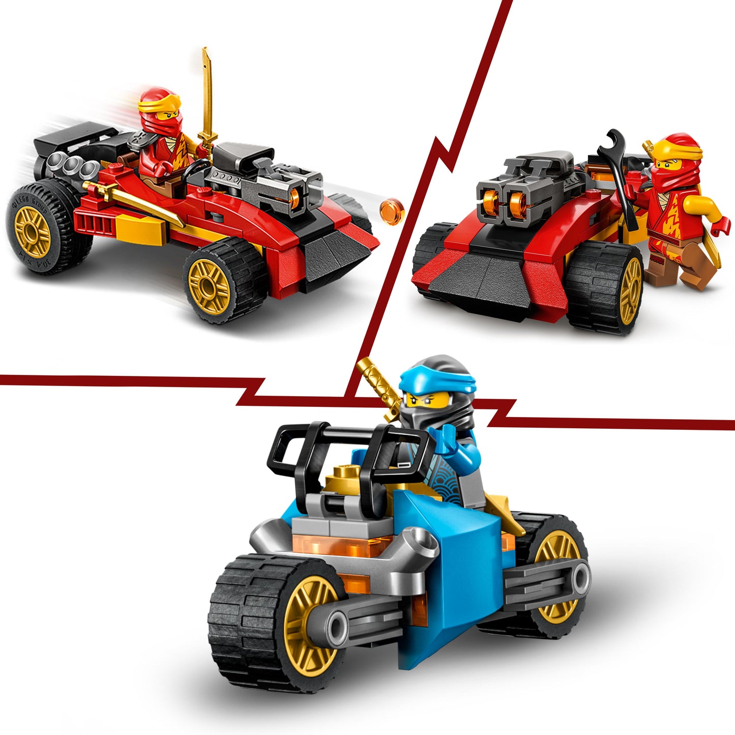 71787 LEGO Ninjago - Set creativo di mattoncini Ninja