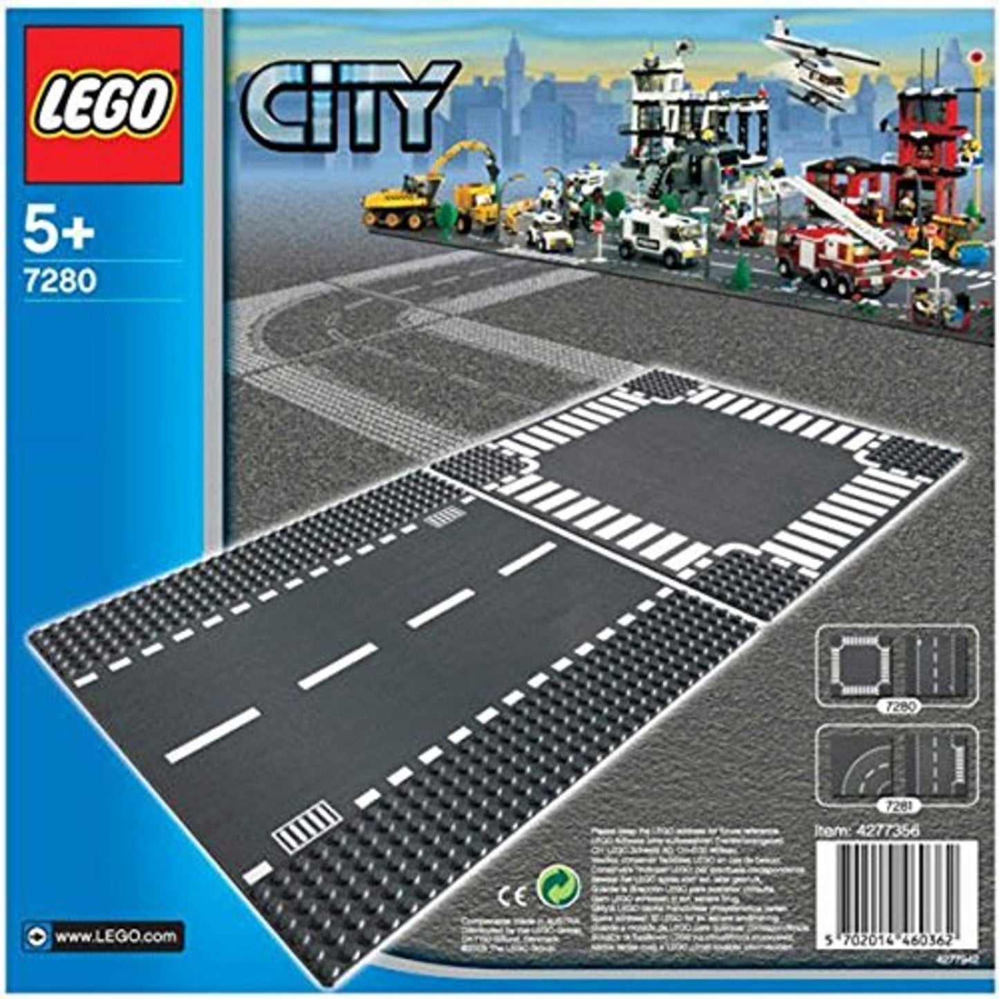 7280 LEGO City - Rettilineo e Incrocio