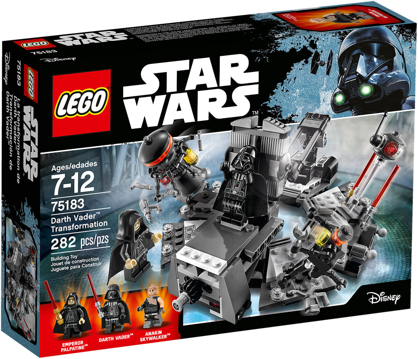 75183 LEGO Star Wars - La Trasformazione Di Darth Vader