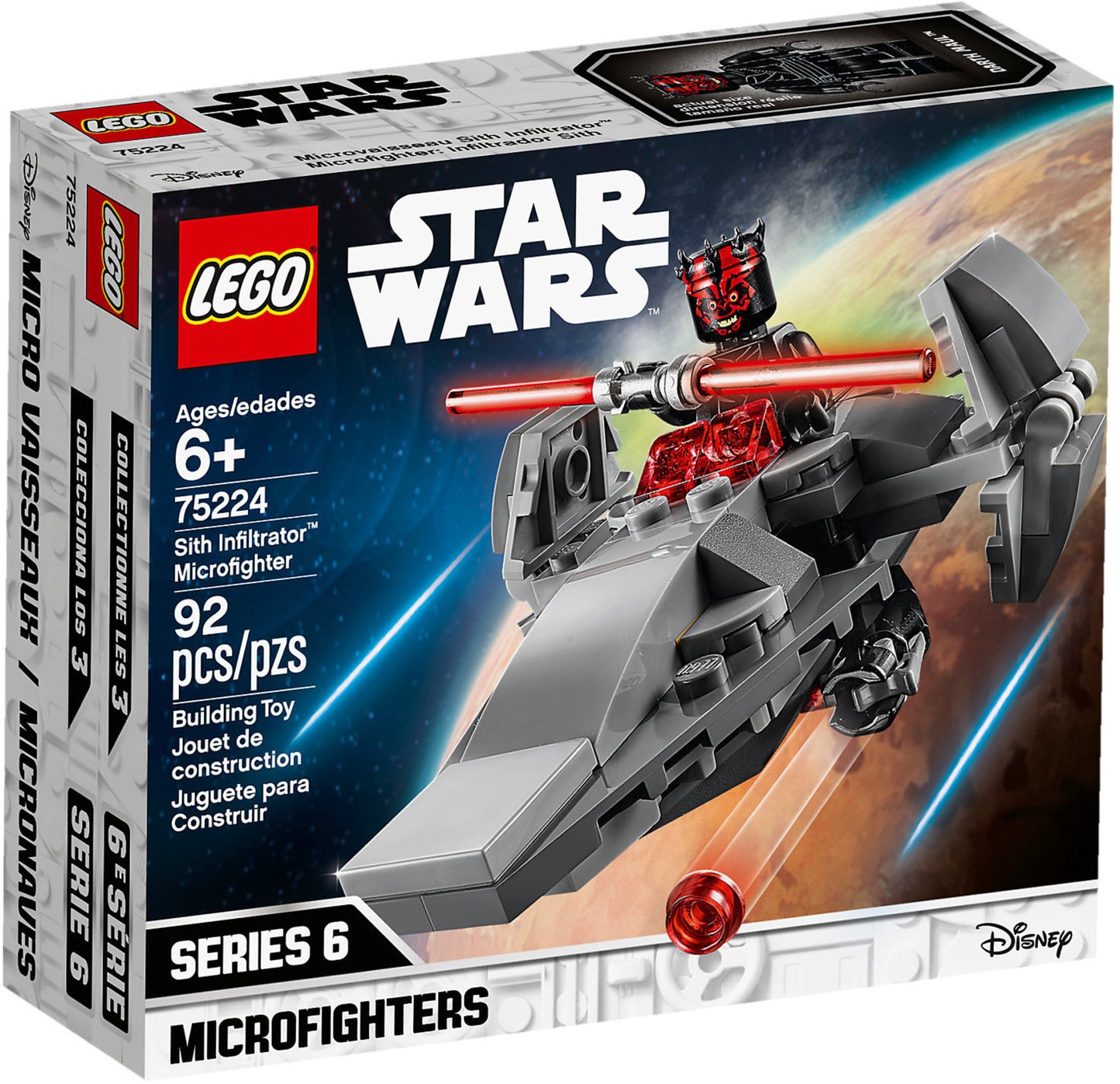 75224 LEGO Star Wars - Microfighter Sith Infiltrator™