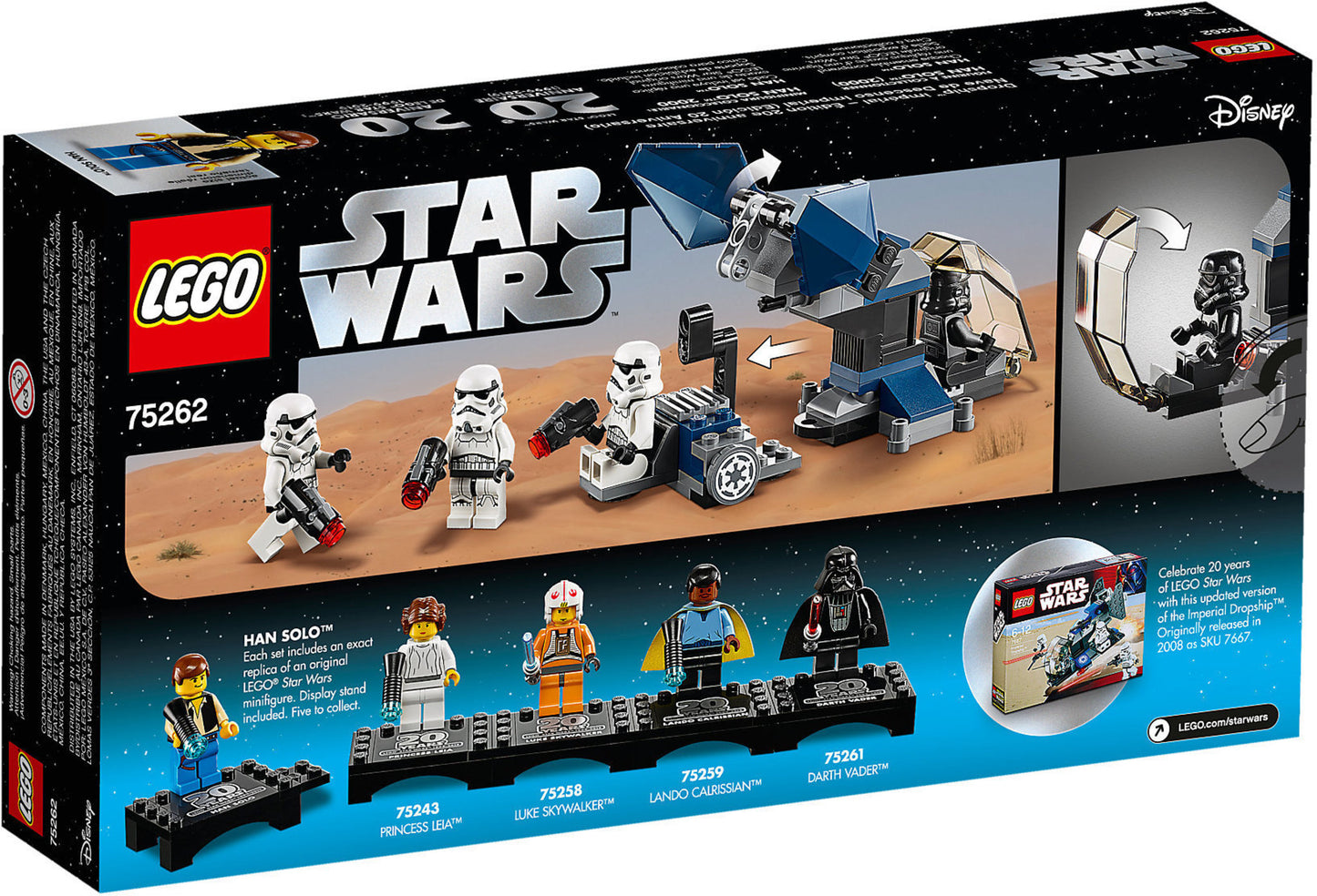 75262 LEGO Star Wars - Imperial Dropship™ – Edizione 20° Anniversario