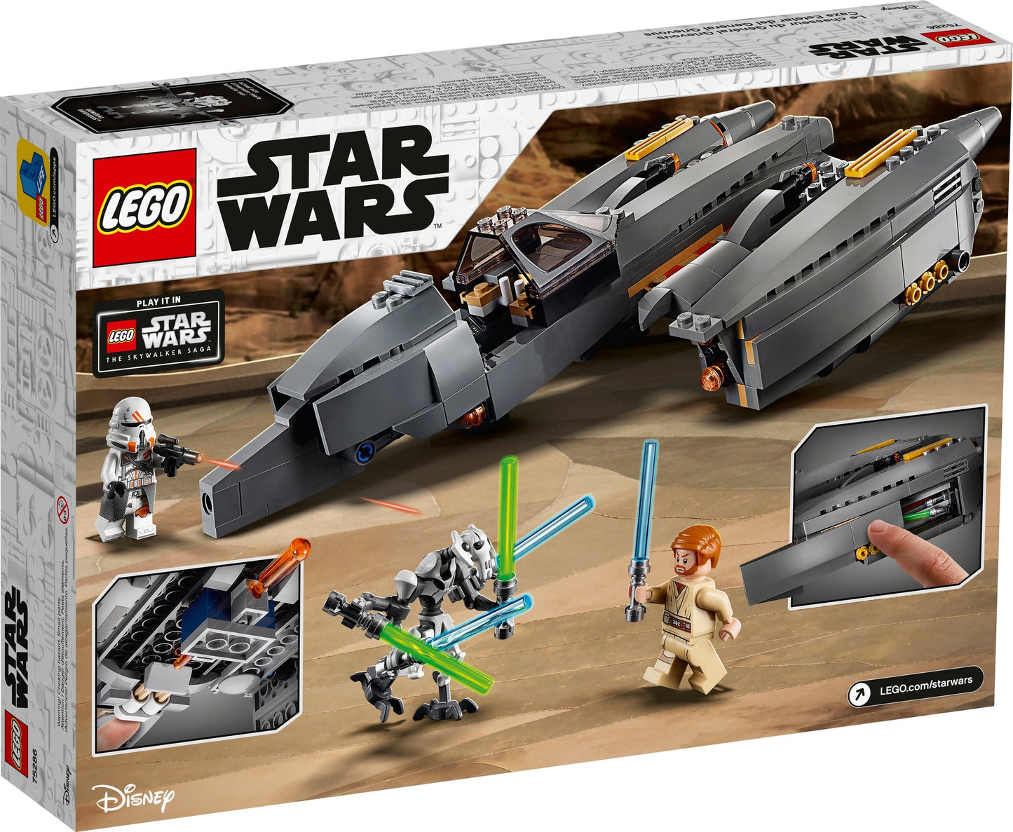 75286 LEGO Star Wars - Starfighter™ del Generale Grievous