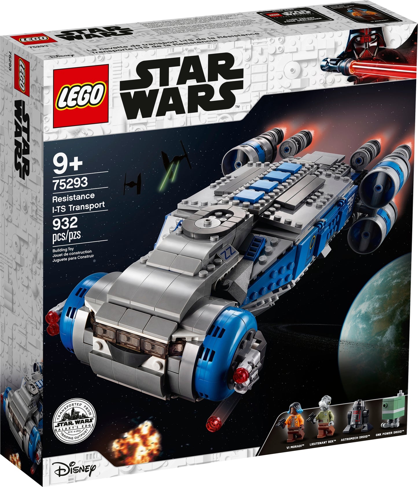 75293 LEGO Star Wars - Nave Da Trasporto I-TS Della Resistenza