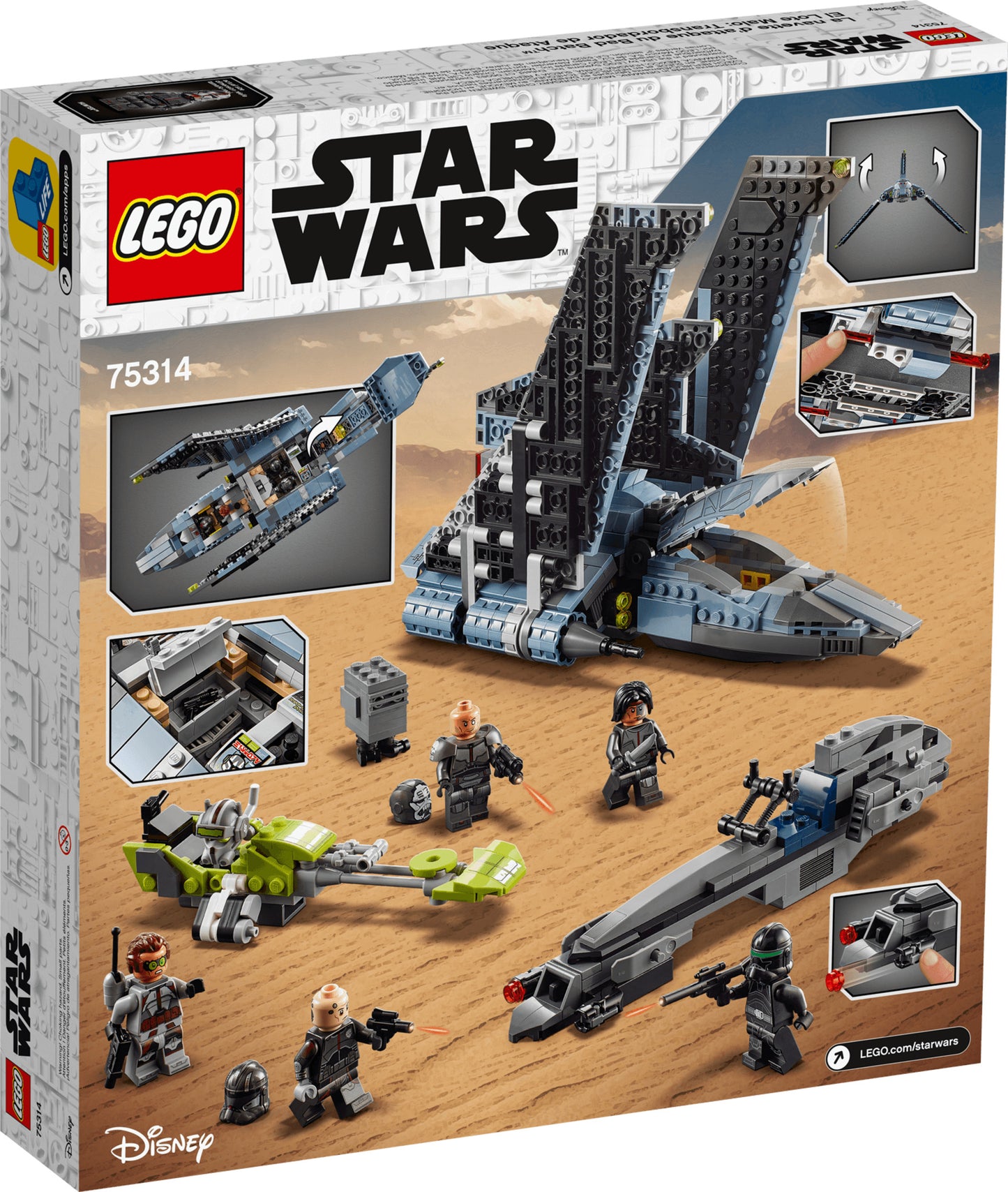 75314 LEGO Star Wars - Shuttle di Attacco The Bad Batch
