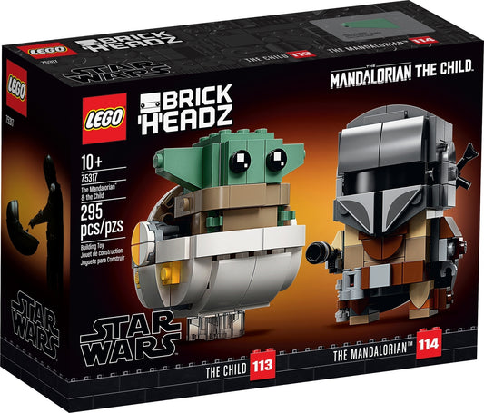 75317 LEGO Brickheadz - Il Mandaloriano e Il Bambino