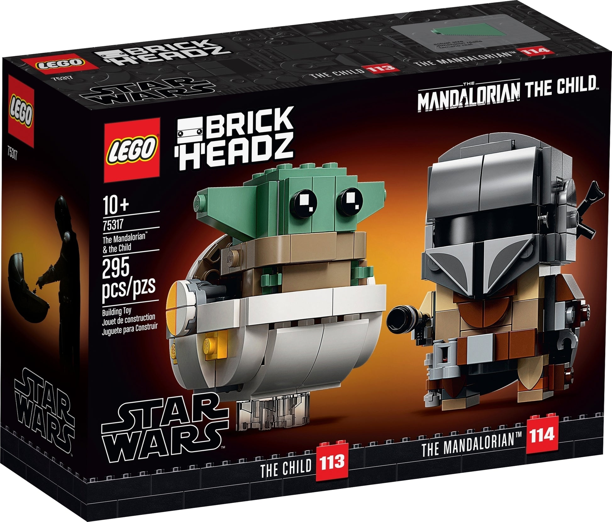 75317 LEGO Brickheadz - Il Mandaloriano e Il Bambino – sgorbatipiacenza