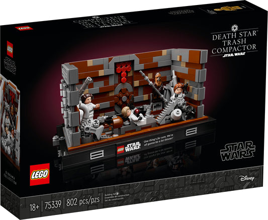 75339 LEGO Star Wars - Diorama Compattatore di rifiuti Morte Nera
