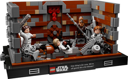 75339 LEGO Star Wars - Diorama Compattatore di rifiuti Morte Nera