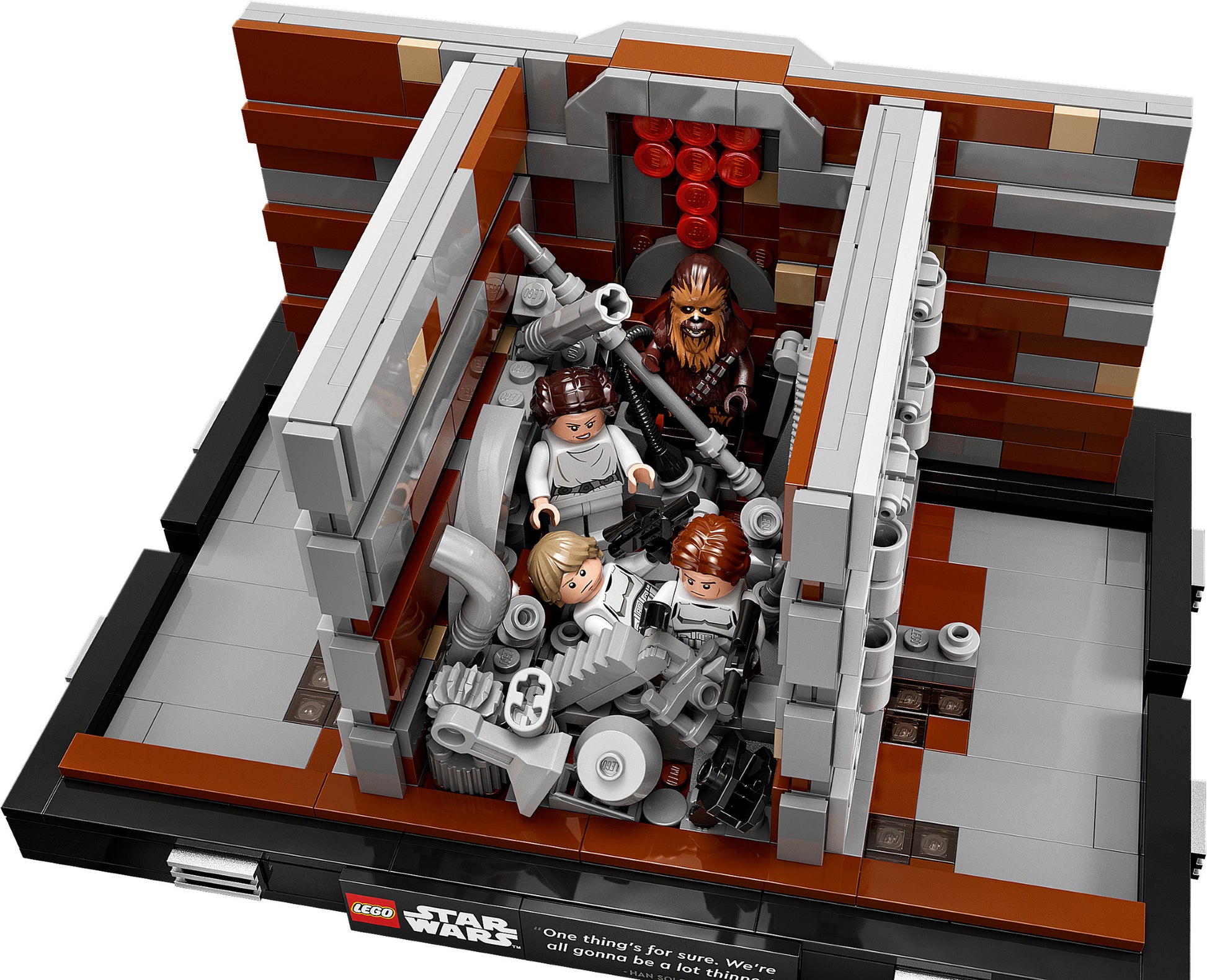 75339 LEGO Star Wars - Diorama Compattatore di rifiuti Morte Nera –  sgorbatipiacenza