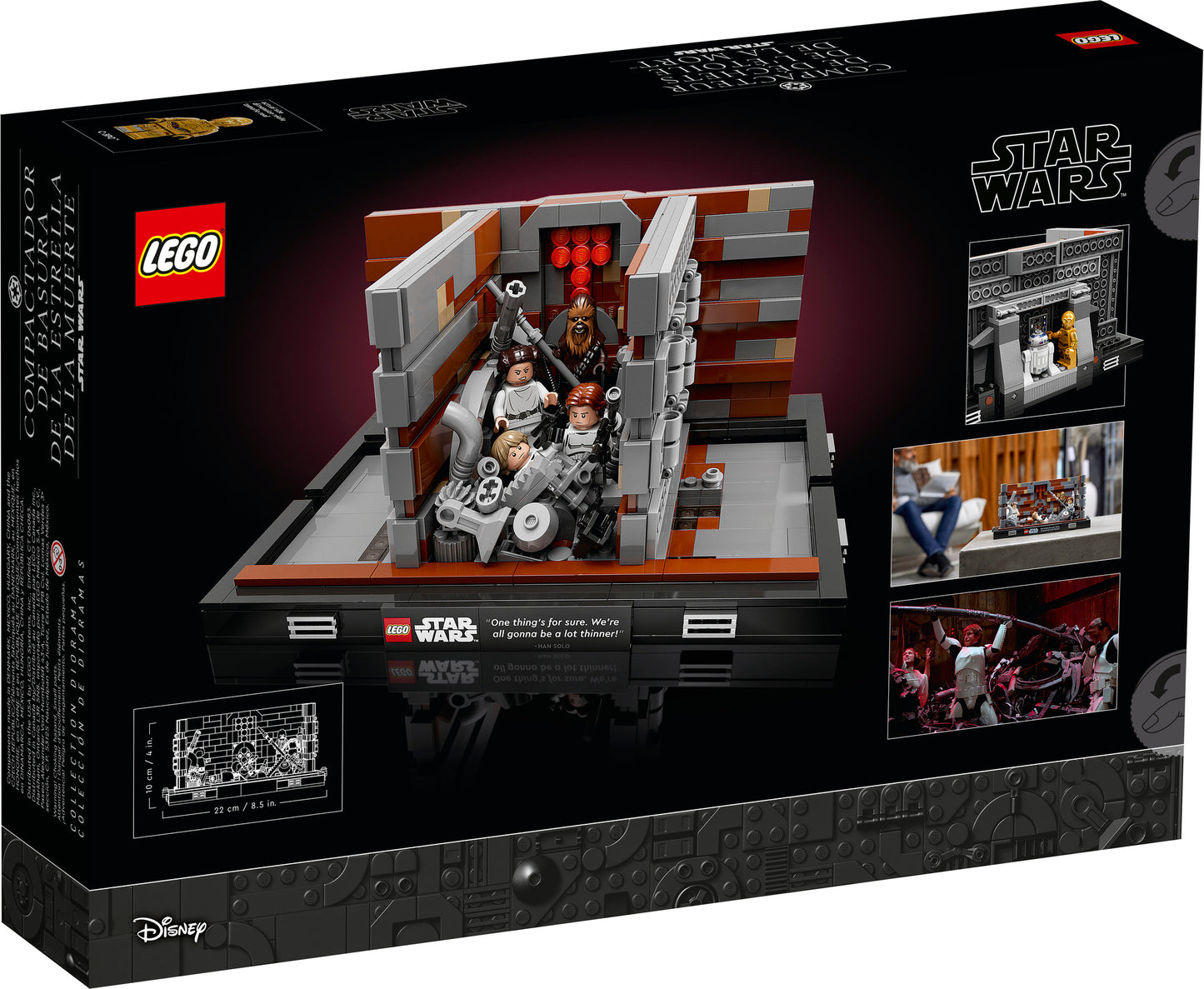 75339 LEGO Star Wars - Diorama Compattatore di rifiuti Morte Nera –  sgorbatipiacenza