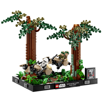 75353 LEGO Star Wars - Diorama Inseguimento con lo speeder su Endor™