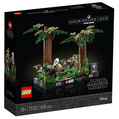 75353 LEGO Star Wars - Diorama Inseguimento con lo speeder su Endor™