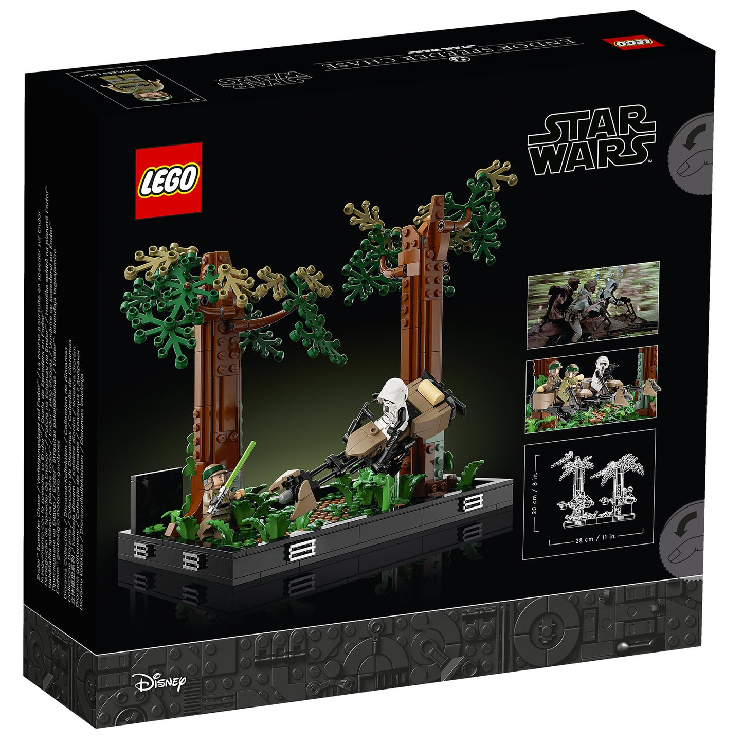 75353 LEGO Star Wars - Diorama Inseguimento con lo speeder su Endor™