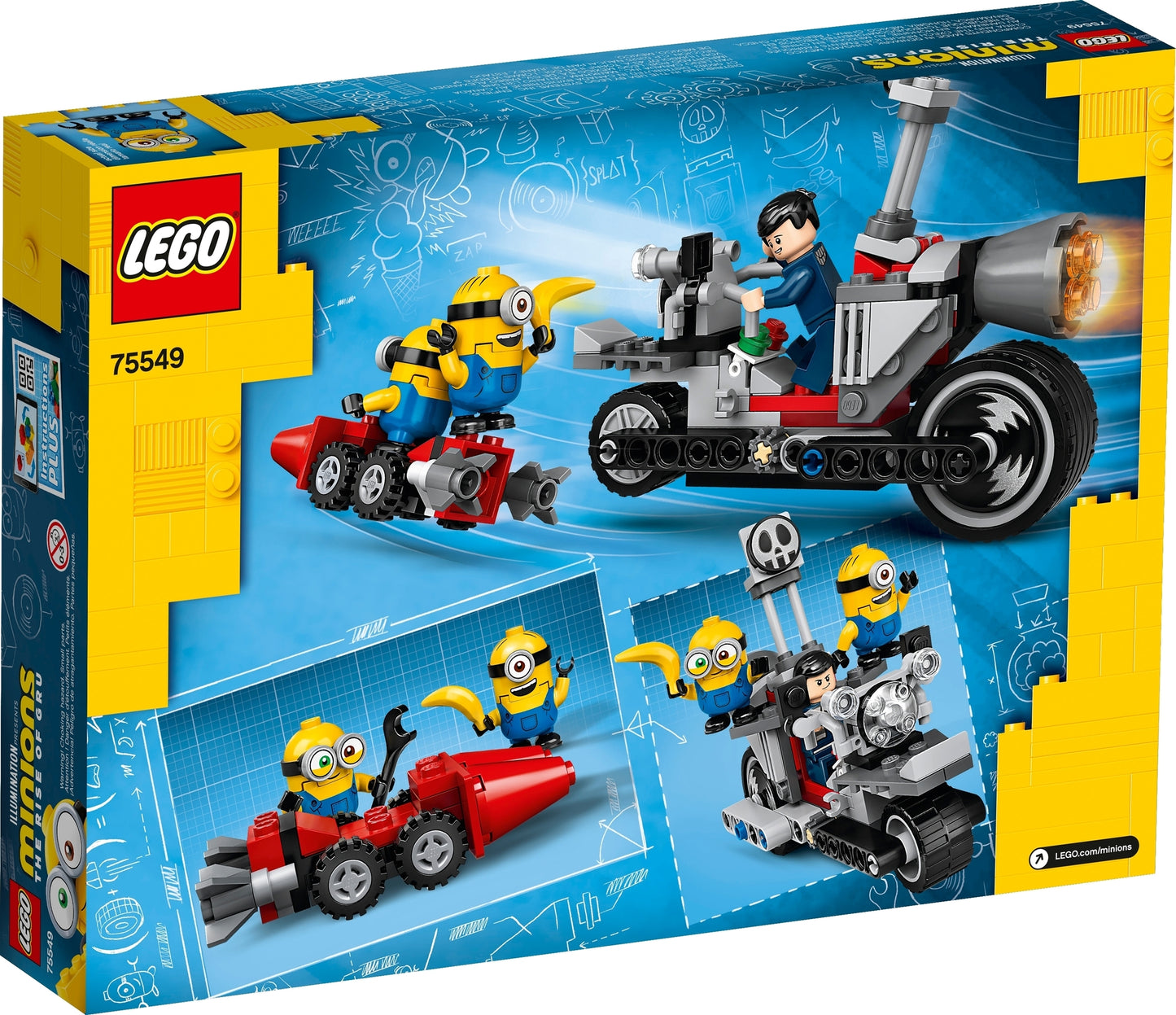 75549 LEGO Minions - Moto Da Inseguimento