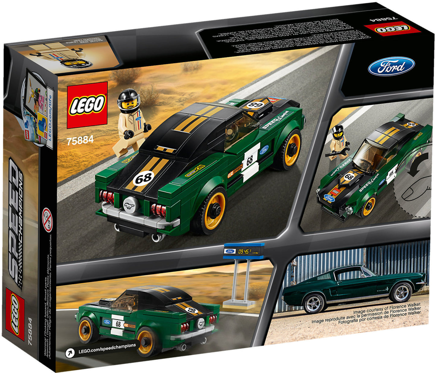 75884 LEGO Speed Champions - 1968 Ford Mustang Fastback