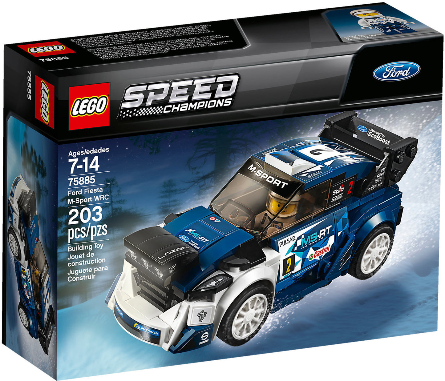 75885 LEGO Speed Champions - Ford Fiesta M Sport Wrc