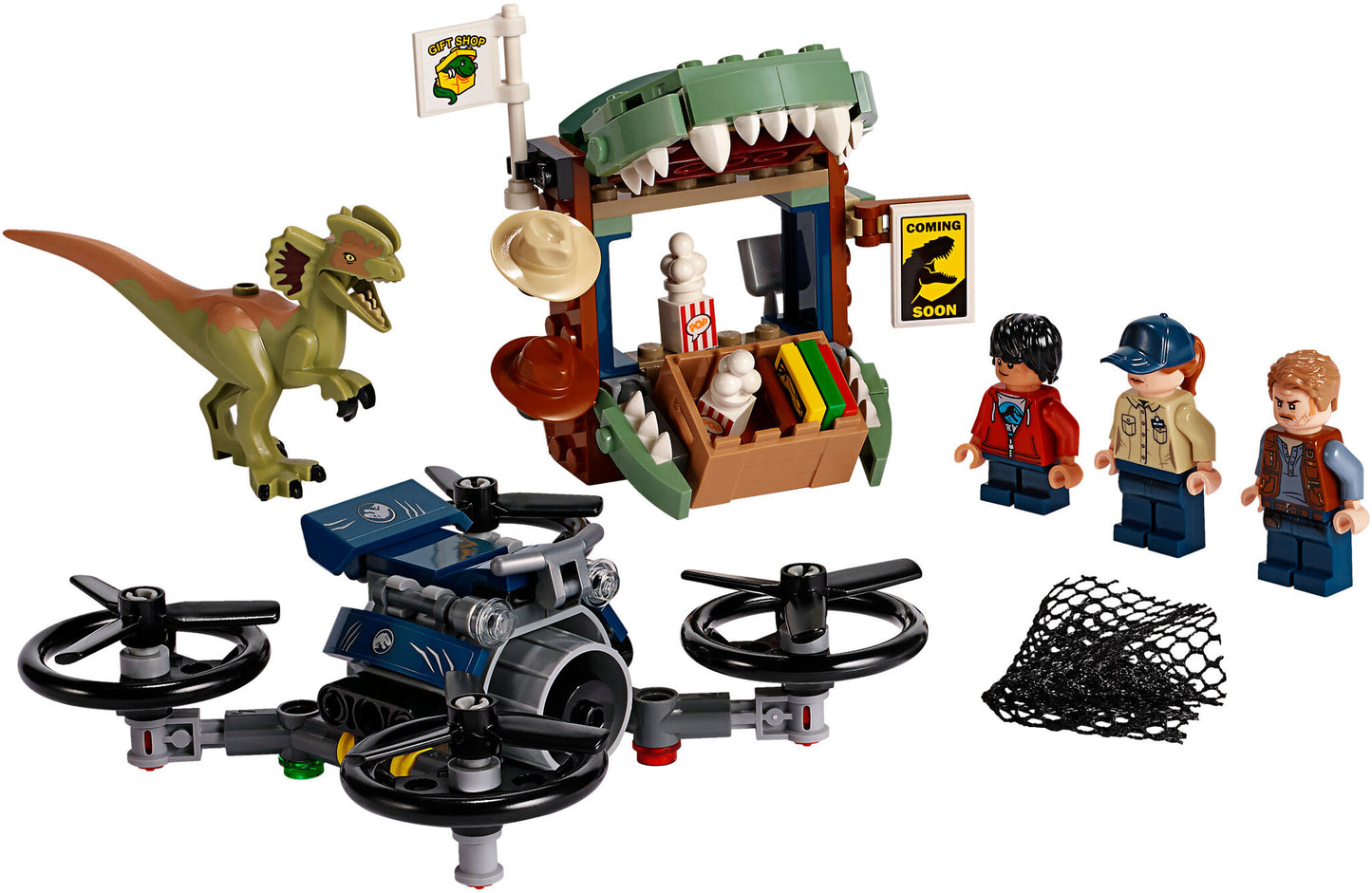 75934 LEGO Jurassic World - Dilofosauro In Fuga