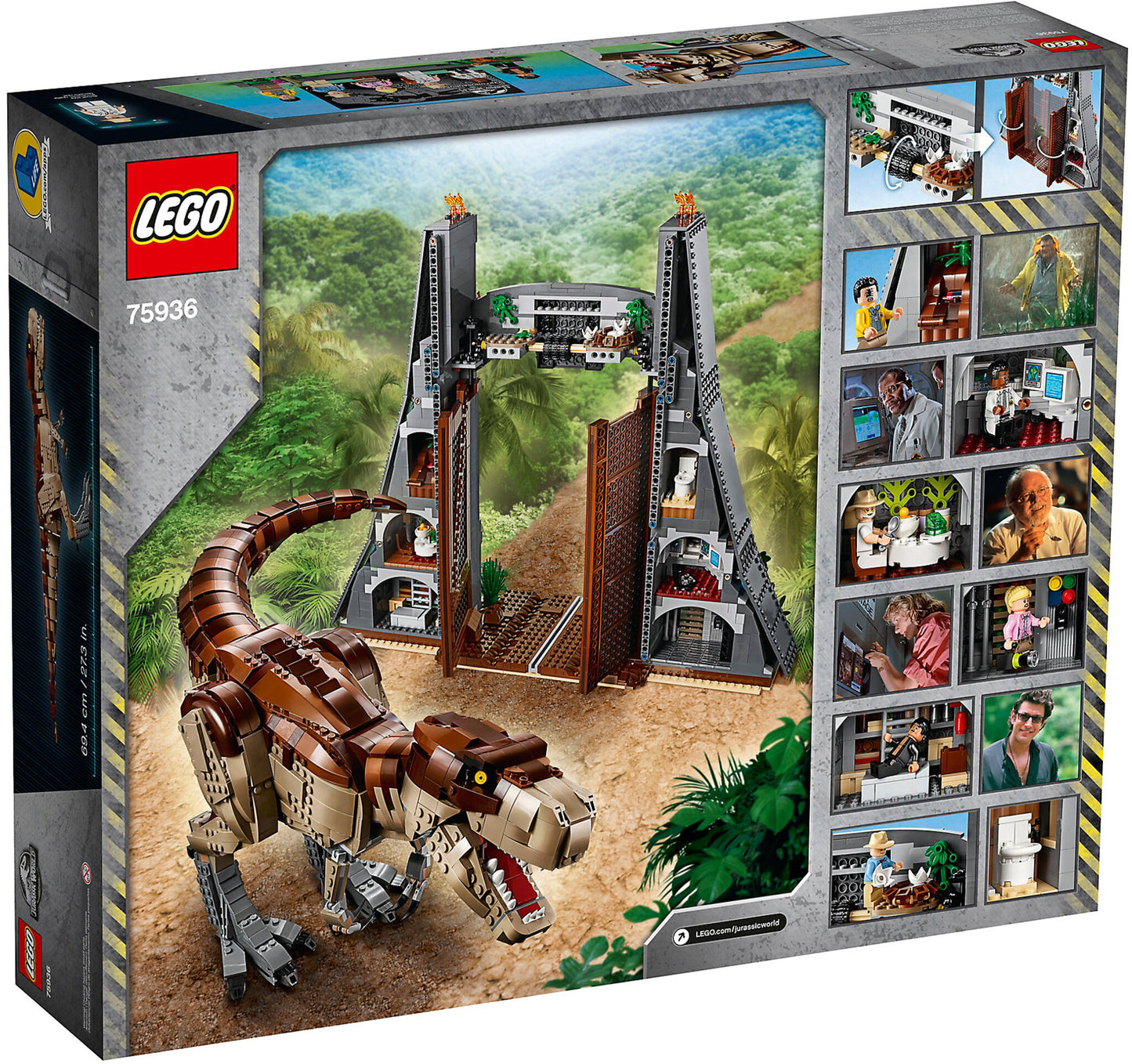 75936 LEGO Jurassic World - Jurassic Park: La Furia Del T. Rex