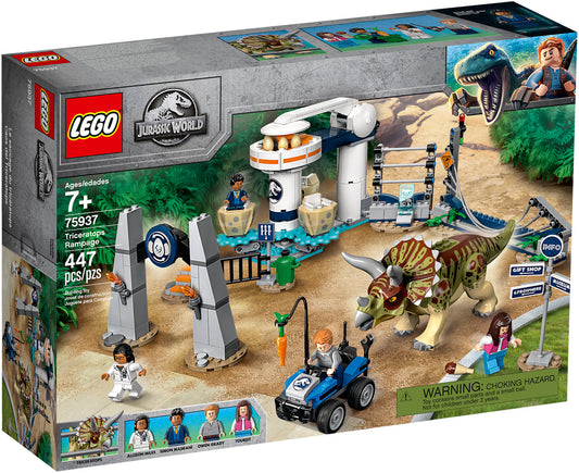 75937 LEGO Jurassic World - L'assalto Del Triceratopo