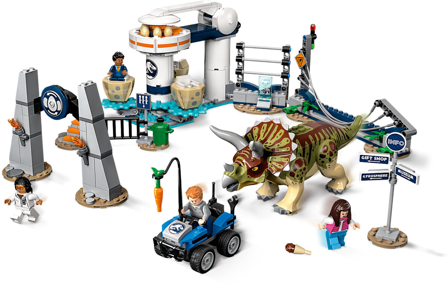 75937 LEGO Jurassic World - L'assalto Del Triceratopo