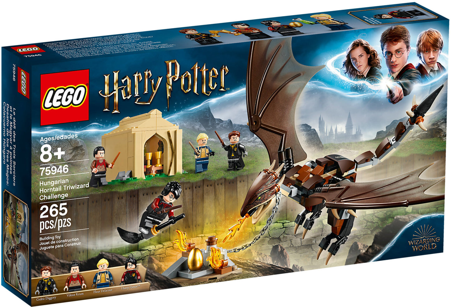 75946 LEGO Harry Potter - La Sfida Dell'ungaro Spinato Al Torneo Tremaghi