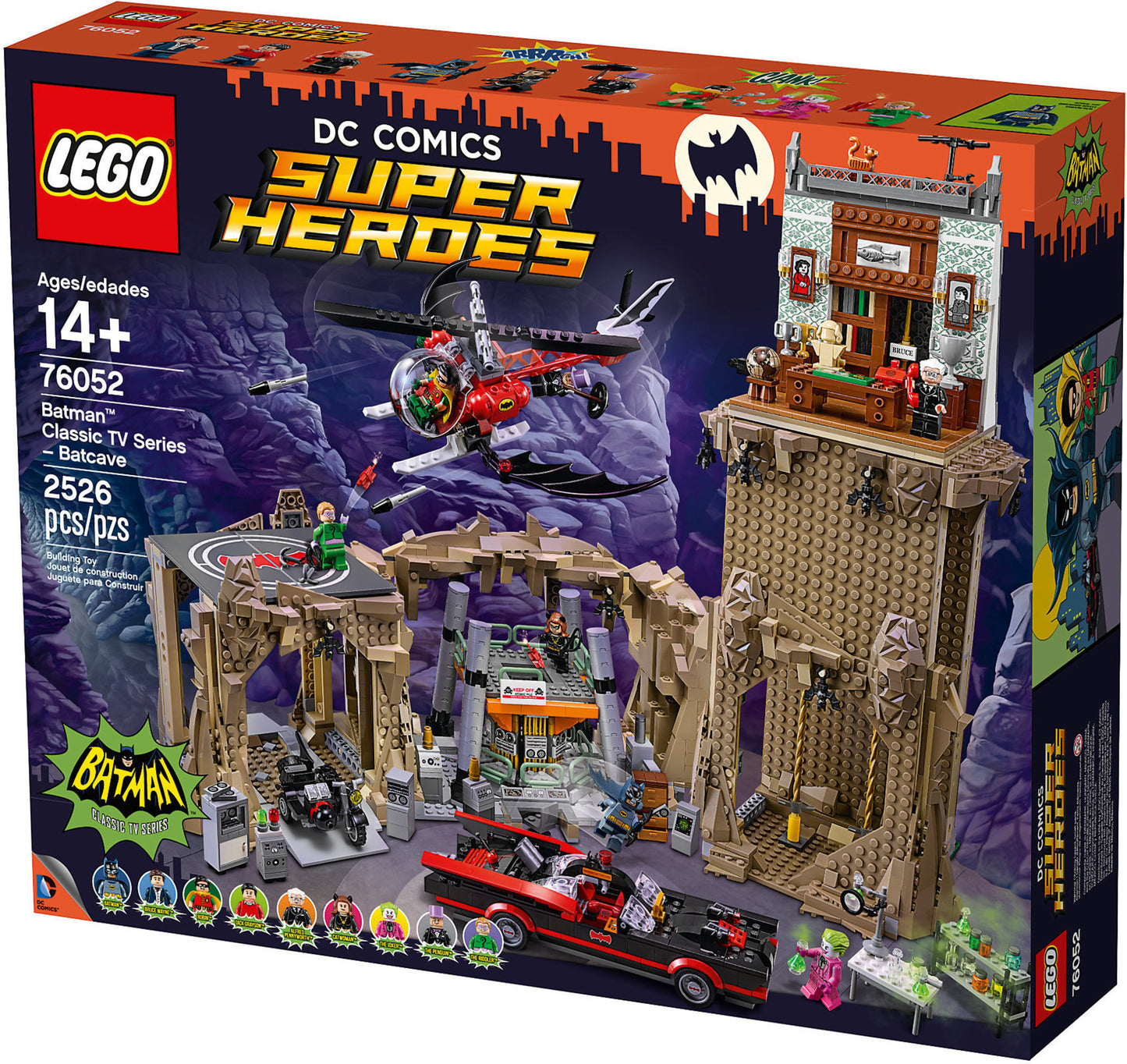 76052 LEGO DC Super Heroes - Serie TV Batman™ Classic – Batcaverna