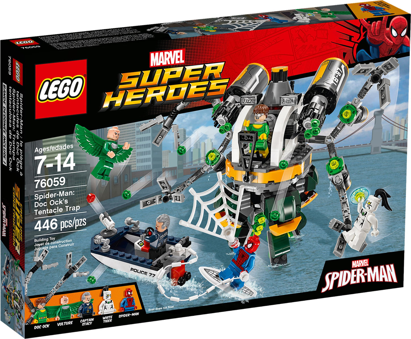 76059 LEGO Marvel Super Heroes - Spider-Man: la trappola tentacolare di Doc Ock
