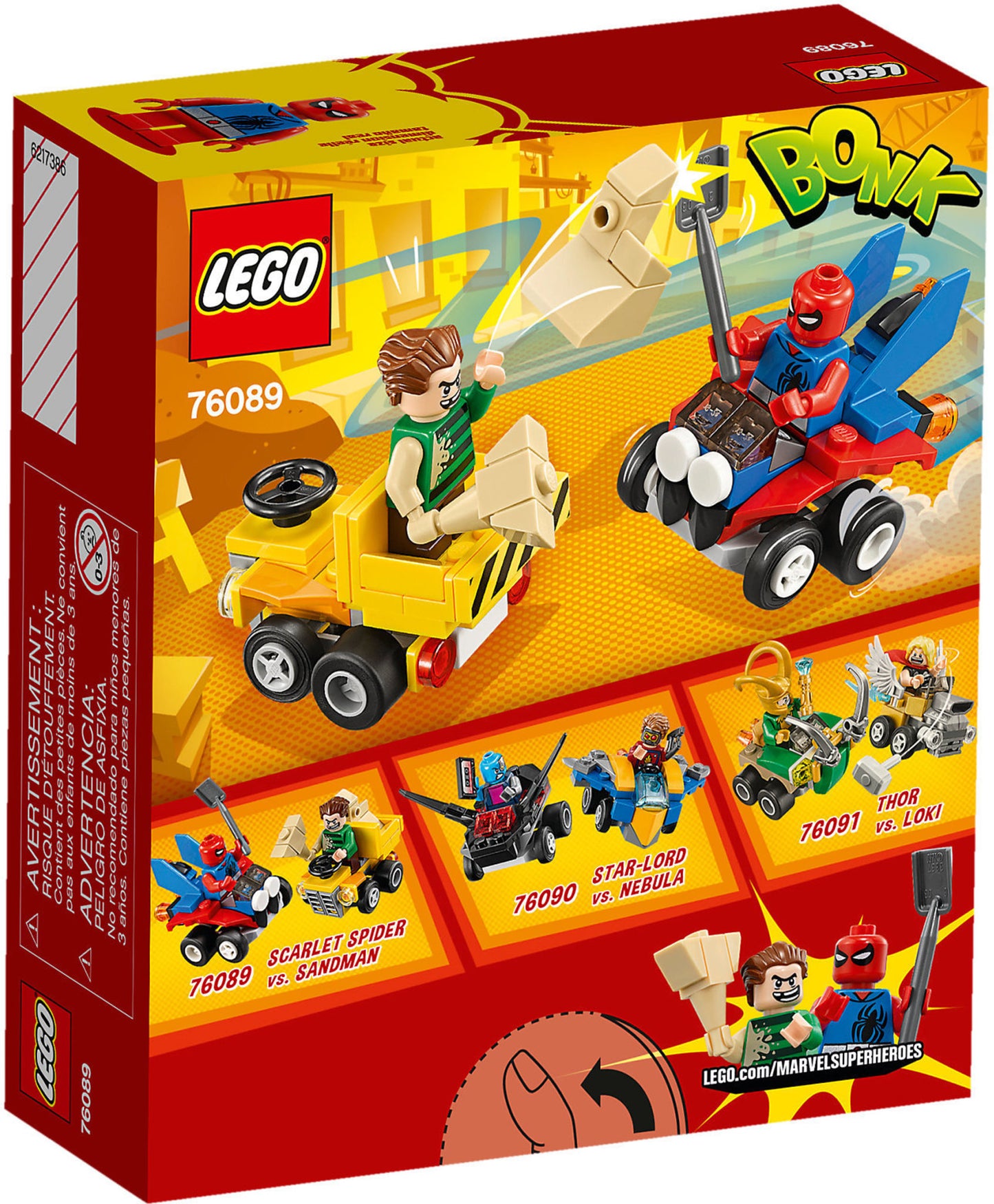 76089 LEGO Marvel Super Heroes - Mighty Micros: Scarlet Spider Contro L'uomo Sabbia