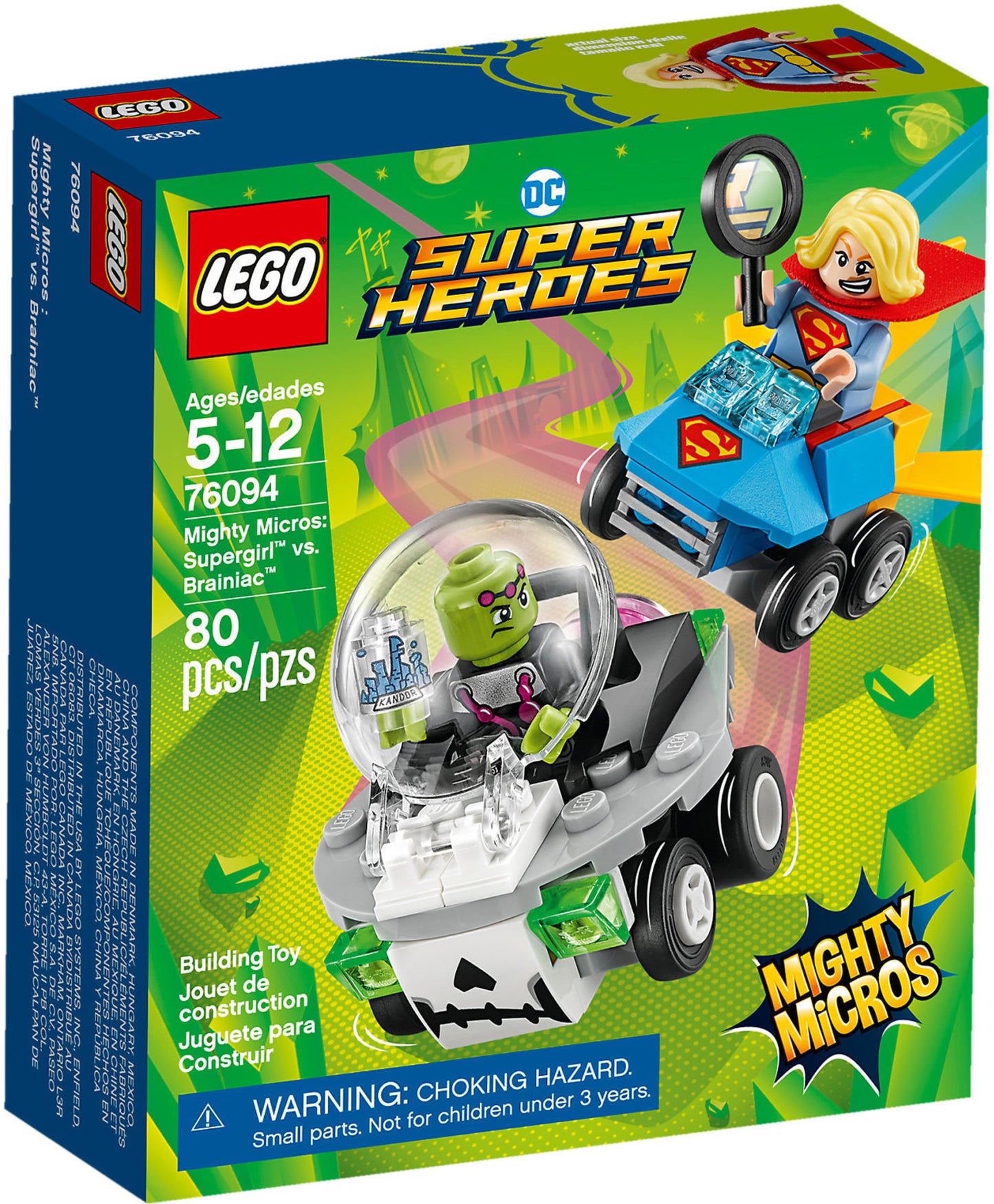 76094 LEGO DC Super Heroes - Mighty Micros: Supergirl™ Contro Brainiac™
