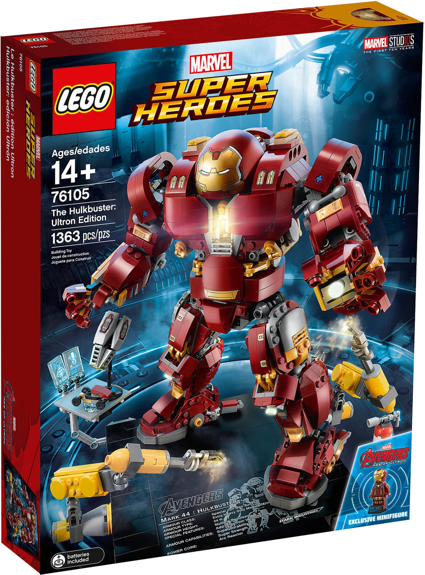 76105 LEGO Marvel Super Heroes - Hulkbuster: Ultron Edition –  sgorbatipiacenza