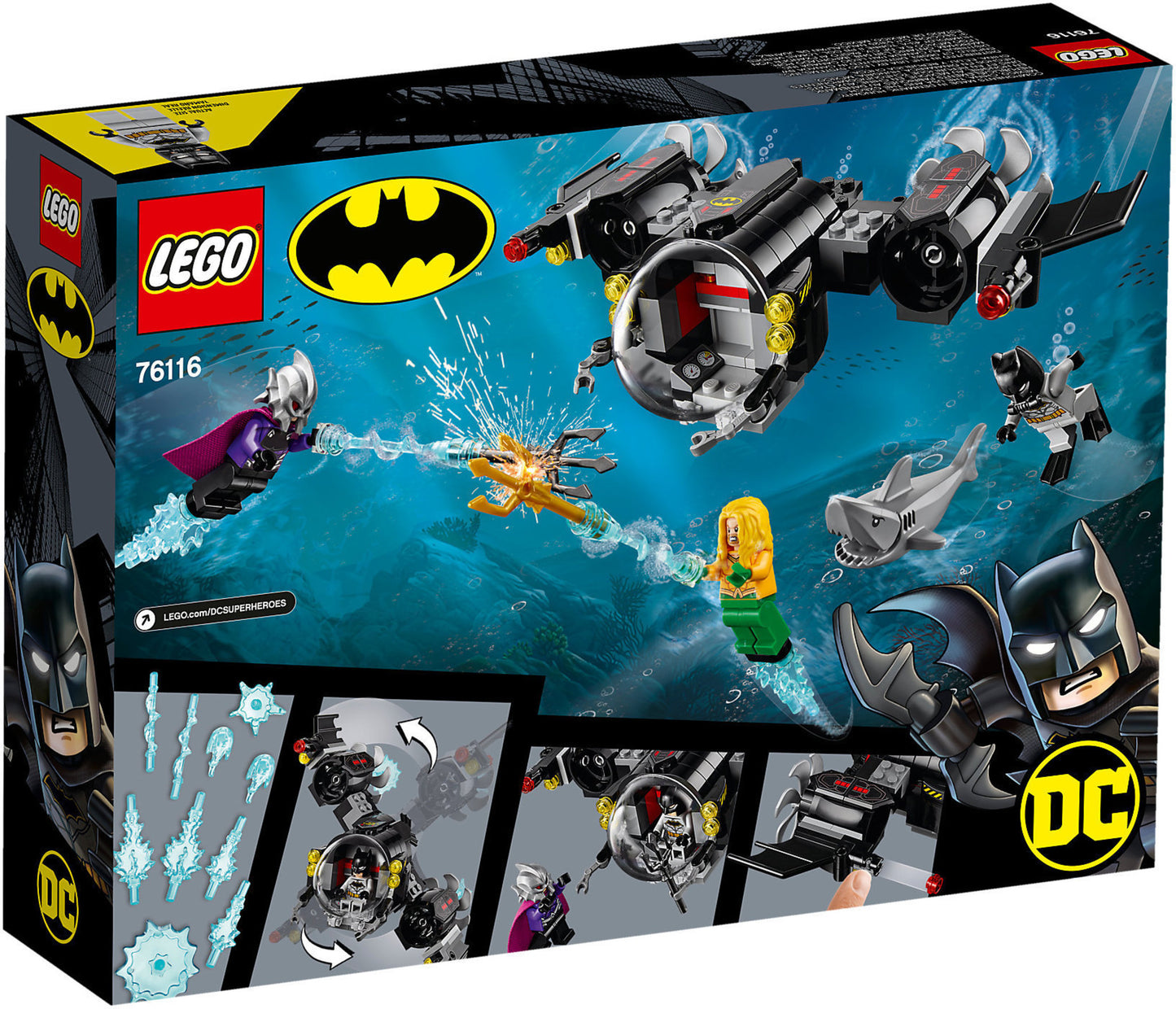 76116 LEGO DC Super Heroes - Batsub Di Batman™ E Il Duello Sottomarino
