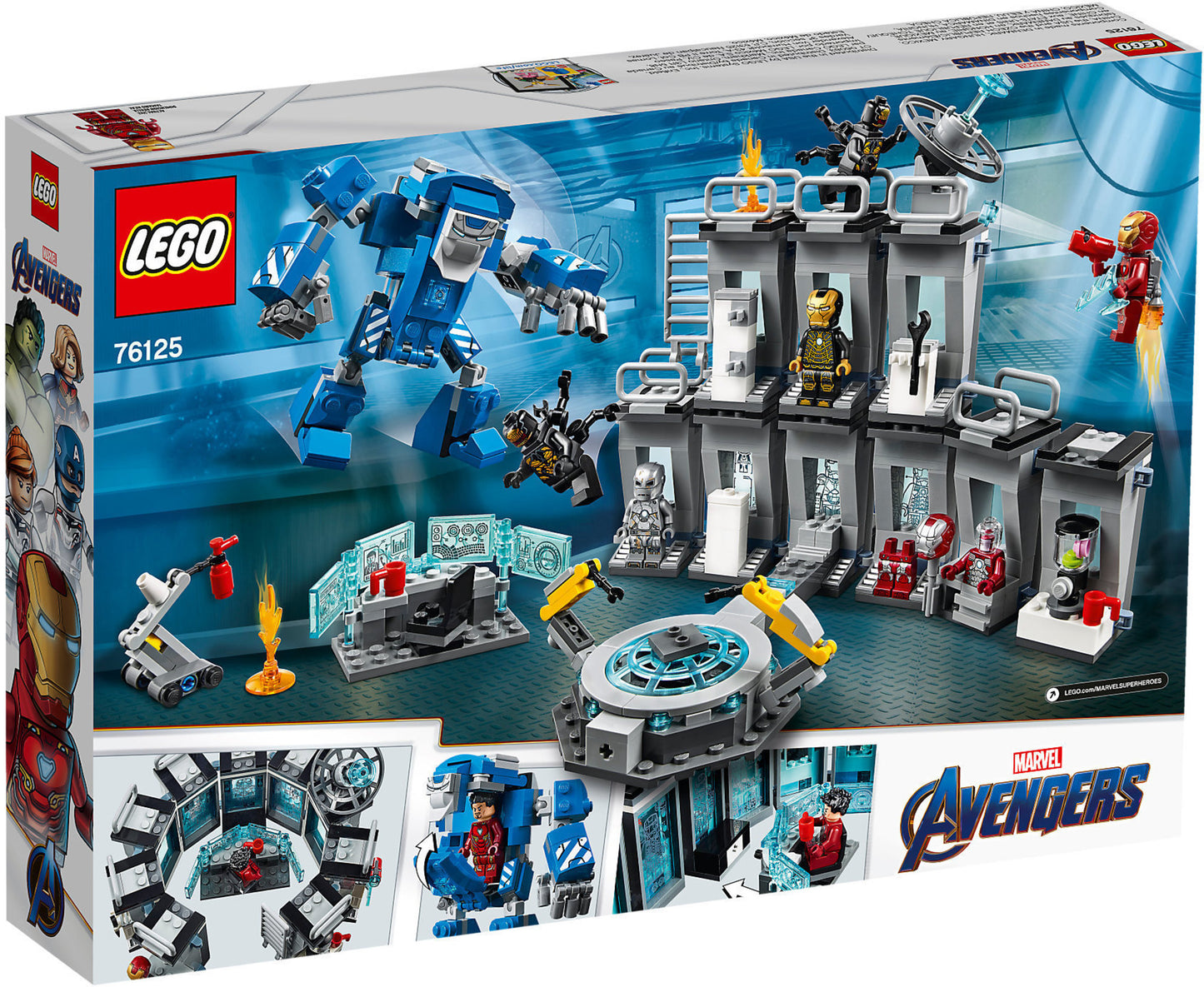 76125 LEGO Marvel Super Heroes - Sala delle Armature di Iron Man