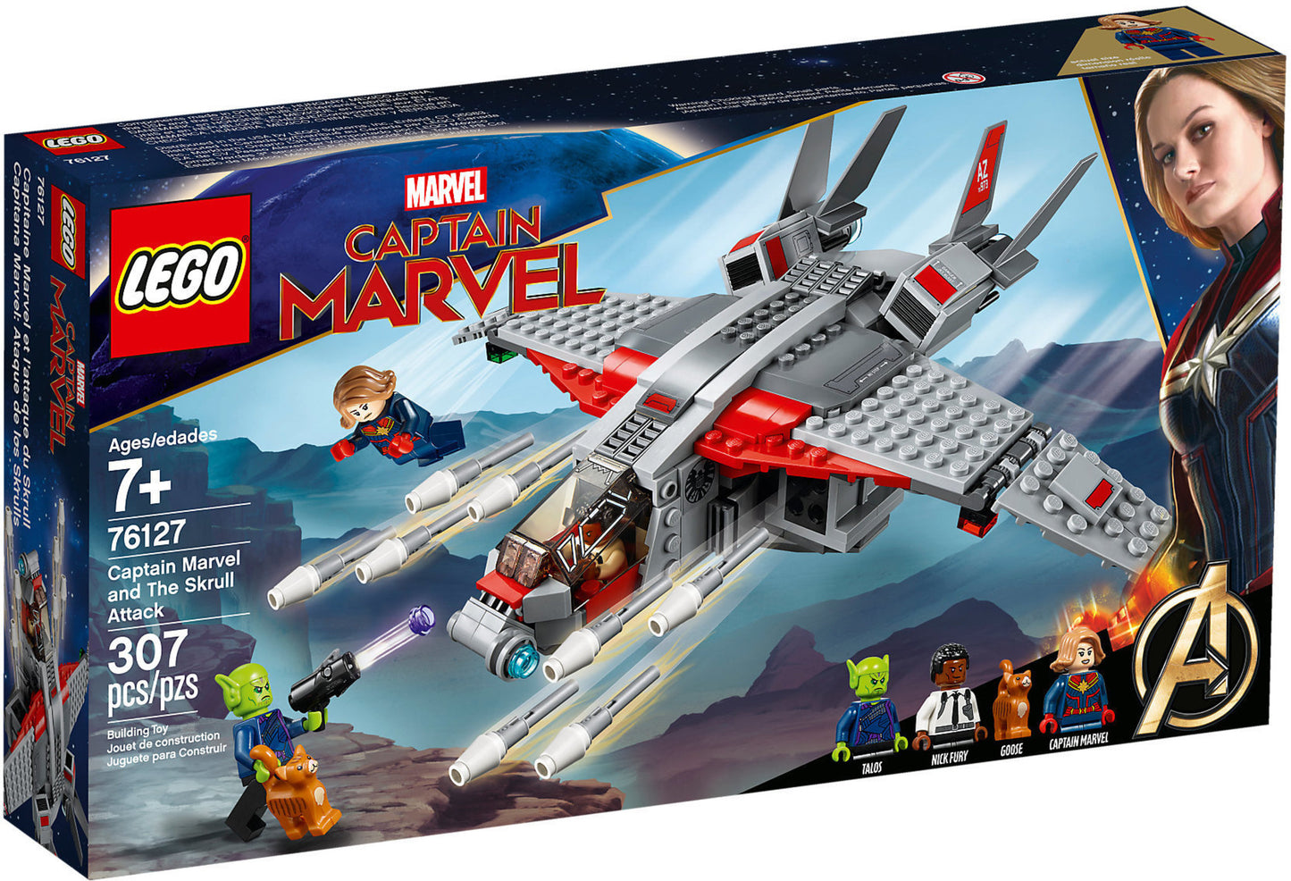 76127 LEGO Marvel Super Heroes - Captain Marvel E L'attacco Dello Skrull