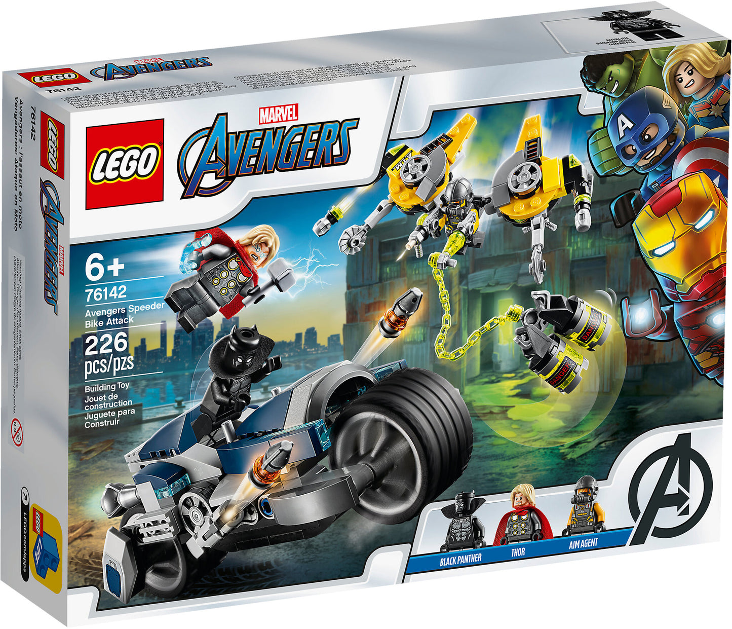 76142 LEGO Marvel Super Heroes - Avengers: Attacco della Speeder Bike