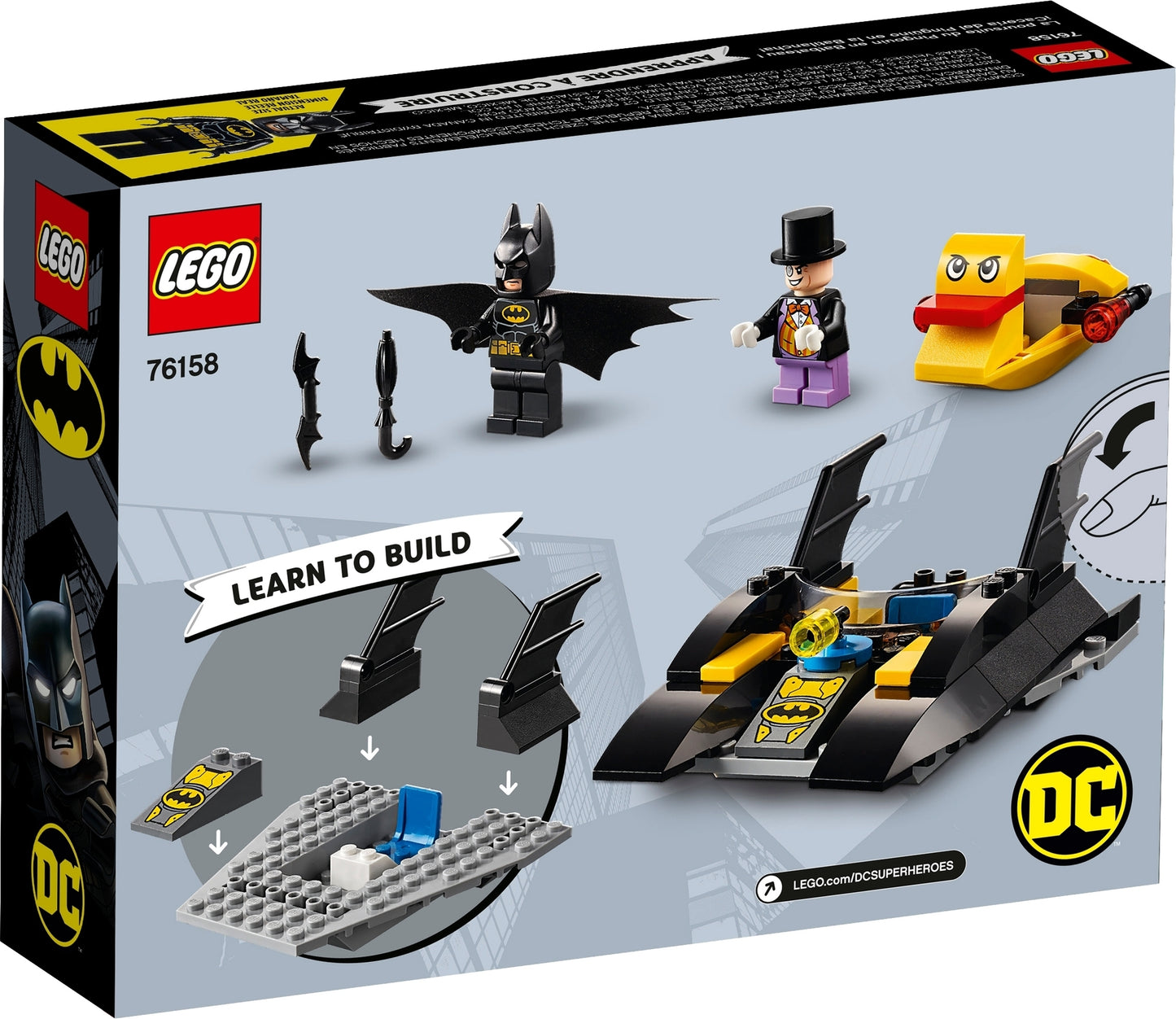 76158 LEGO DC Super Heroes - All'inseguimento del Pinguino con la Bat Barca!