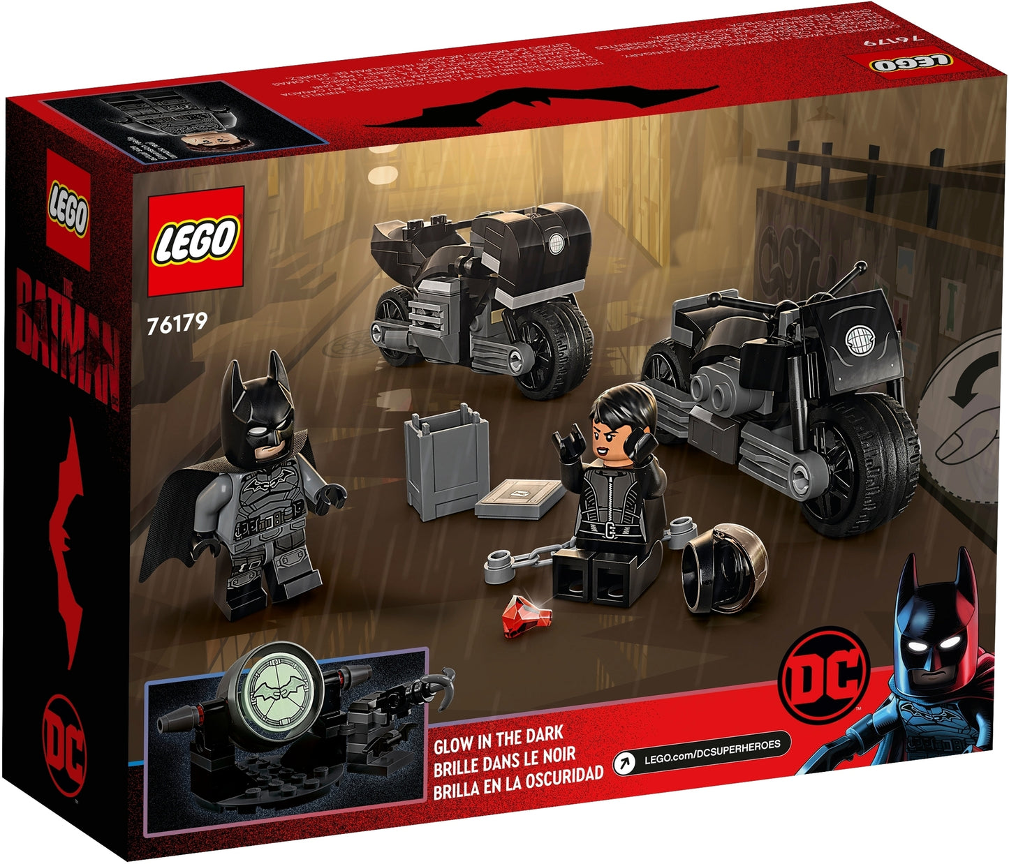 76179 LEGO DC Super Heroes - Inseguimento Sulla Moto Di Batman e Selina Kyle