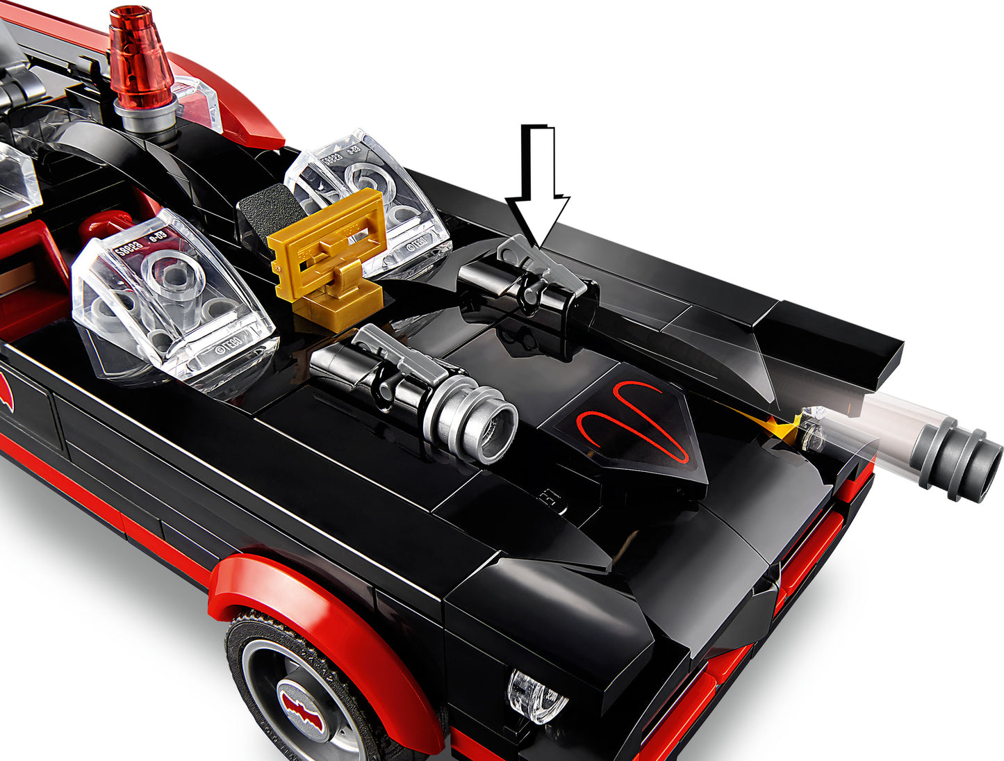 76188 LEGO DC Super Heroes - Classica Batmobile di Batman della Serie TV