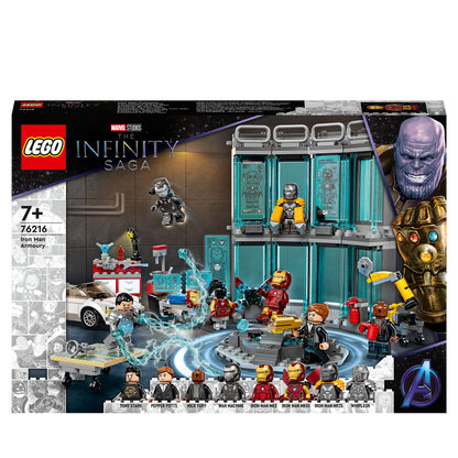 76216 LEGO Marvel Super Heroes - Armeria di Iron Man