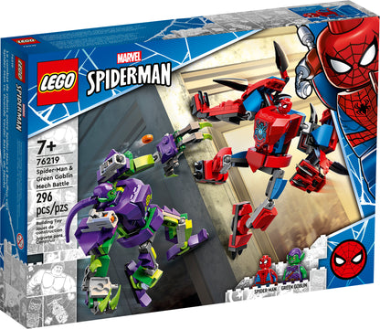 76219 LEGO Marvel Super Heroes - Battaglia tra i Mech di Spider-Man e Goblin