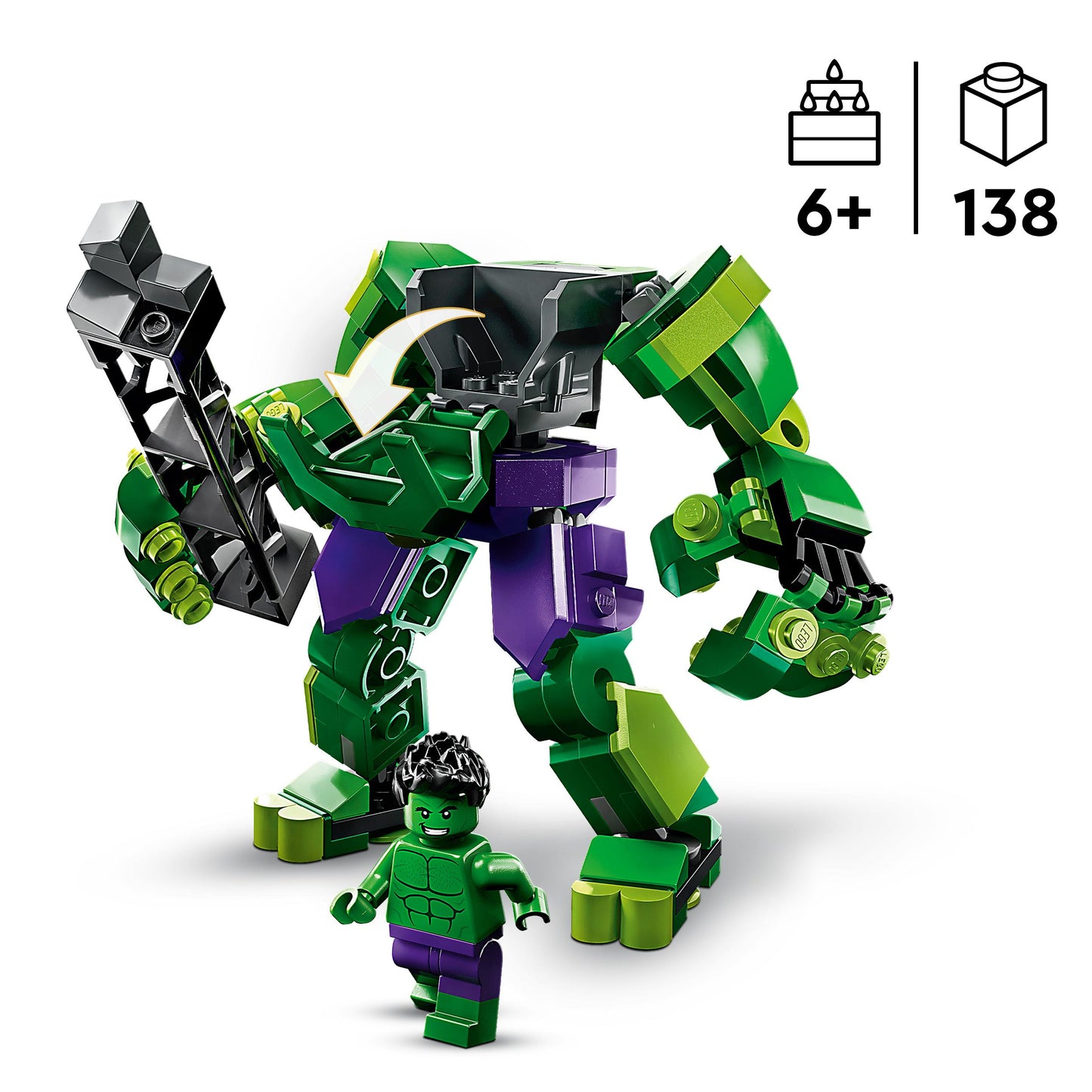 76241 LEGO Marvel Super Heroes - Armatura Mech Hulk