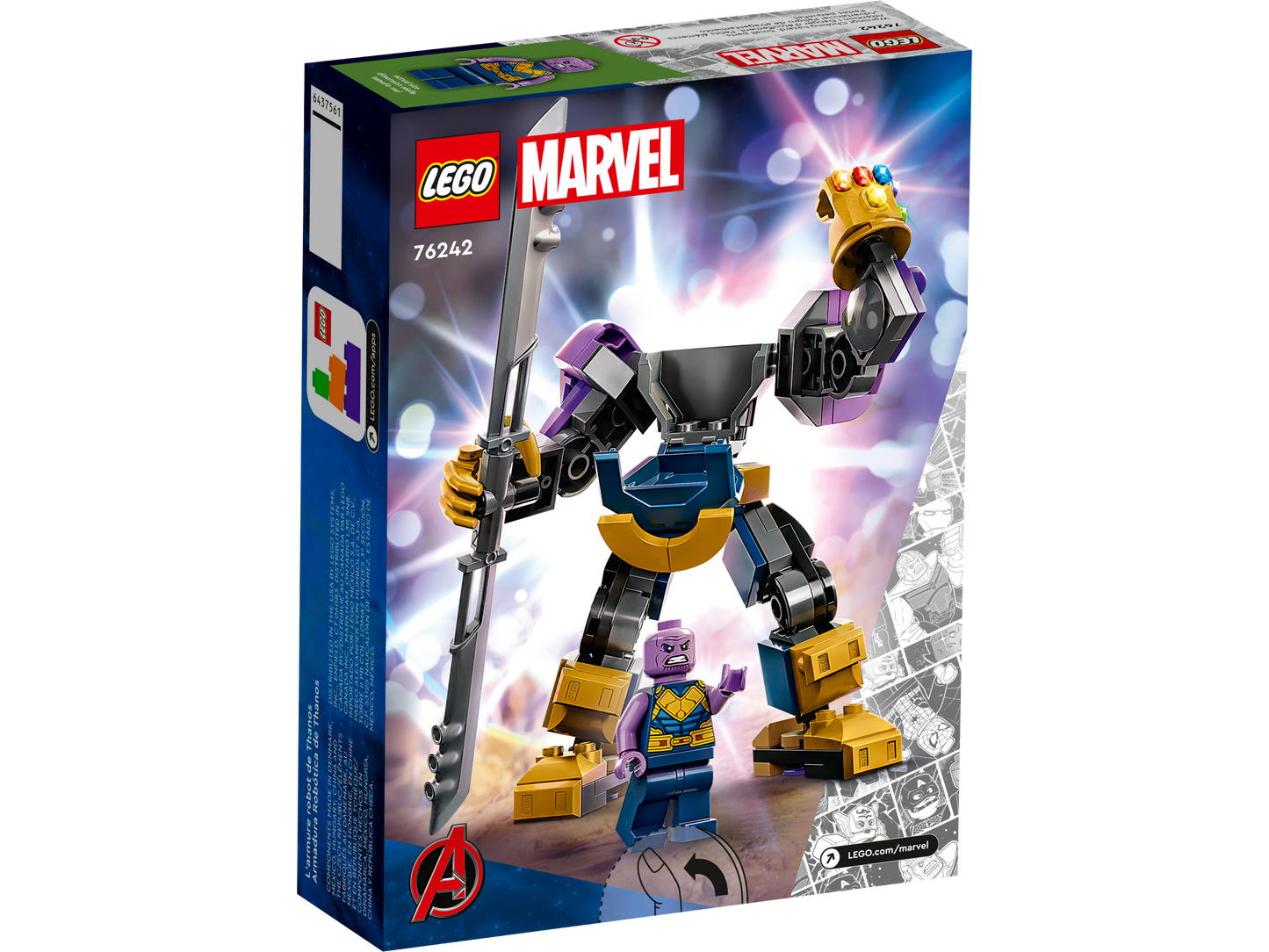 76242 LEGO Marvel Super Heroes - Armatura Mech Thanos