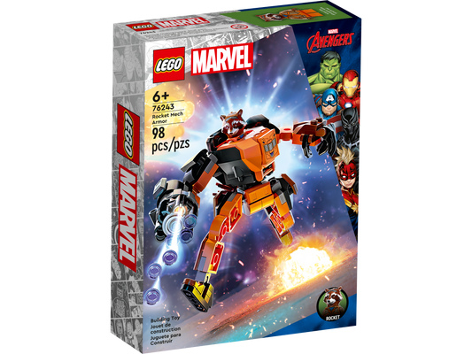 76243 LEGO Marvel Super Heroes - Armatura Mech Rocket