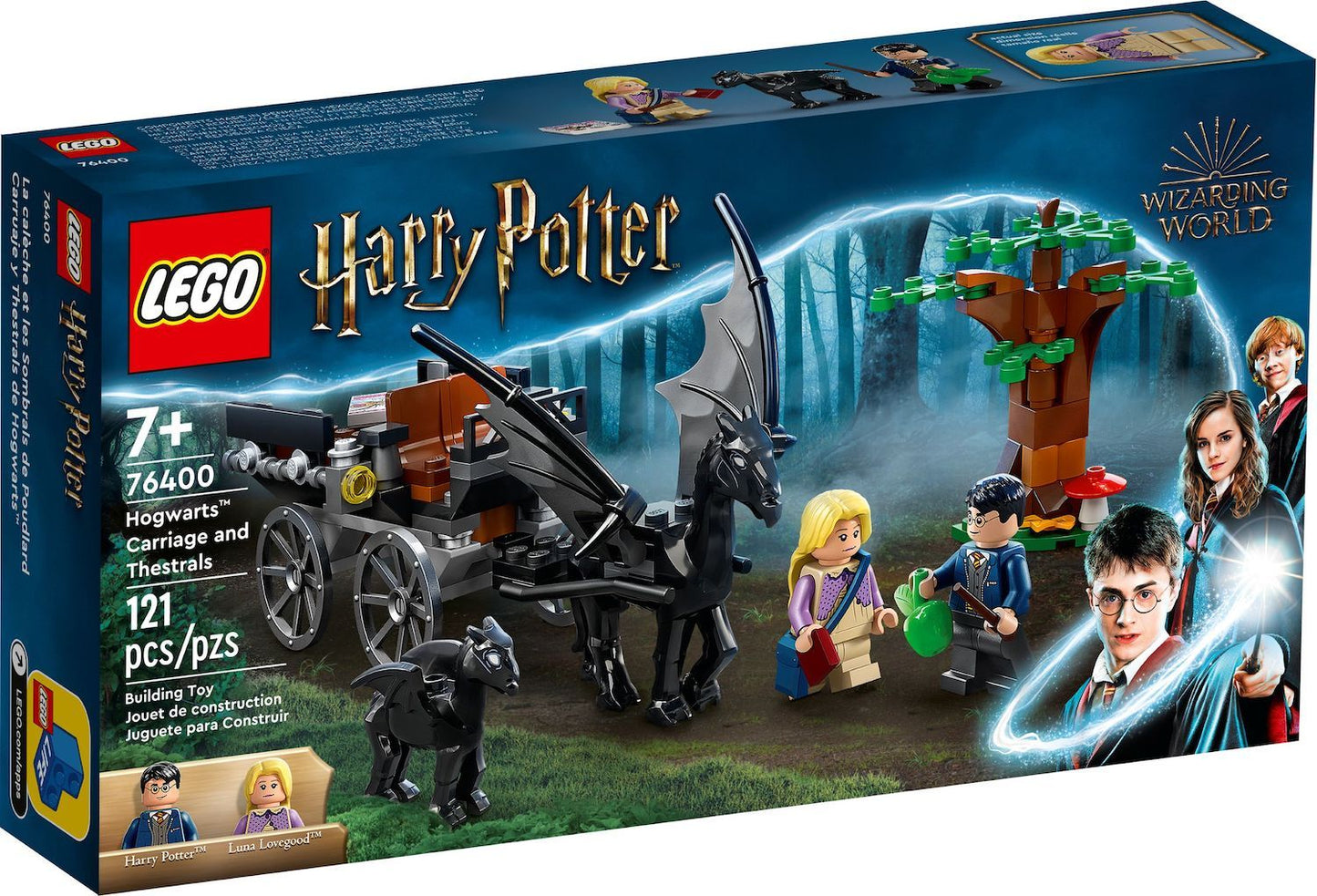 76400 LEGO Harry Potter - Carrozza di Hogwarts e Thestrals