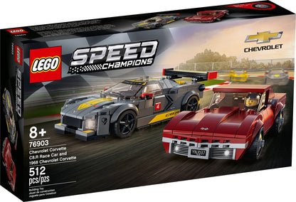 76903 LEGO Speed Champions - Chevrolet Corvette C8.R E 1968 Chevrolet Corvette