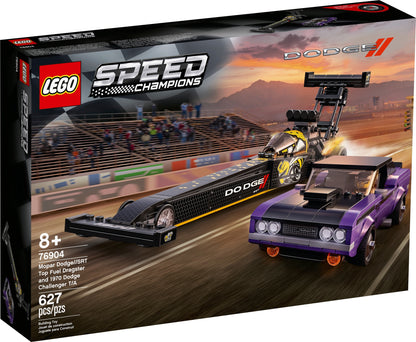 76904 LEGO Speed Champions - Mopar Dodge//Srt Top Fuel Dragster E 1970 Dodge Challenger T/A